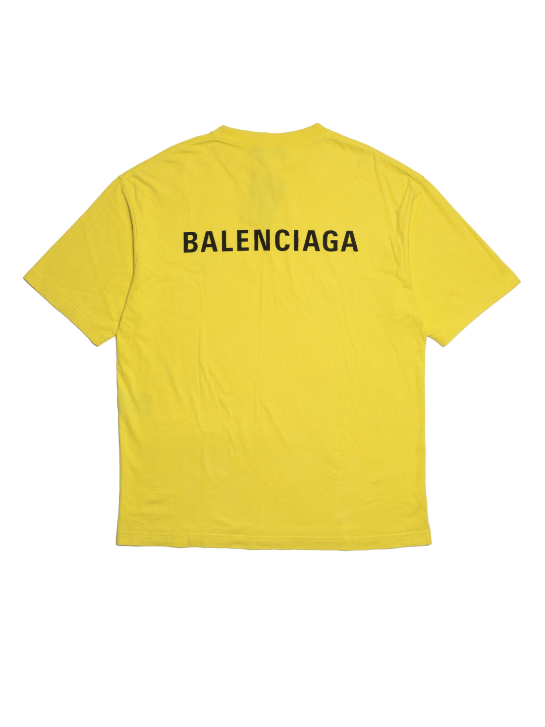楽天市場】BALENCIAGA Logo-Print T-shirt Yellow 2021SS