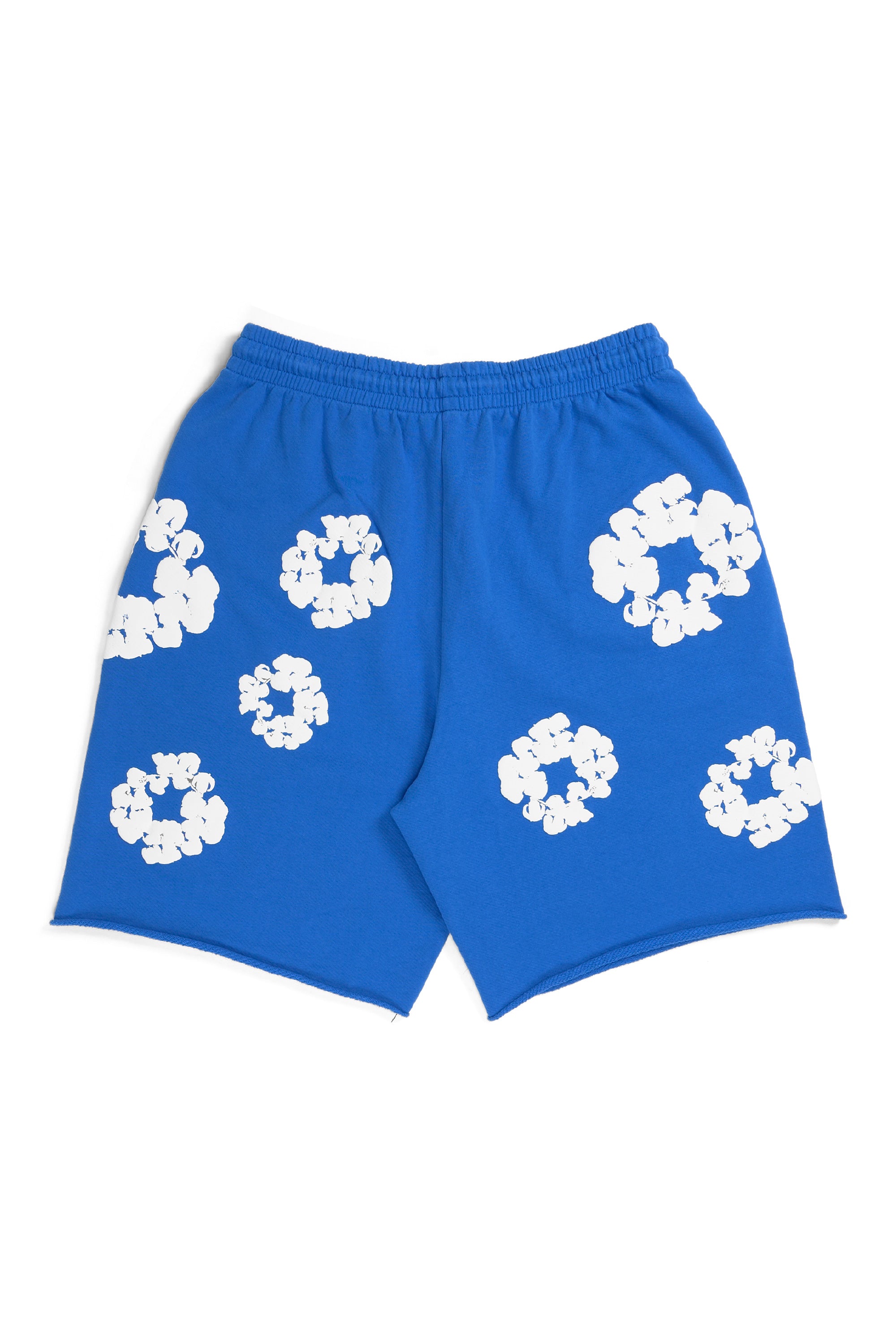 Cotton Wreath Shorts Blue