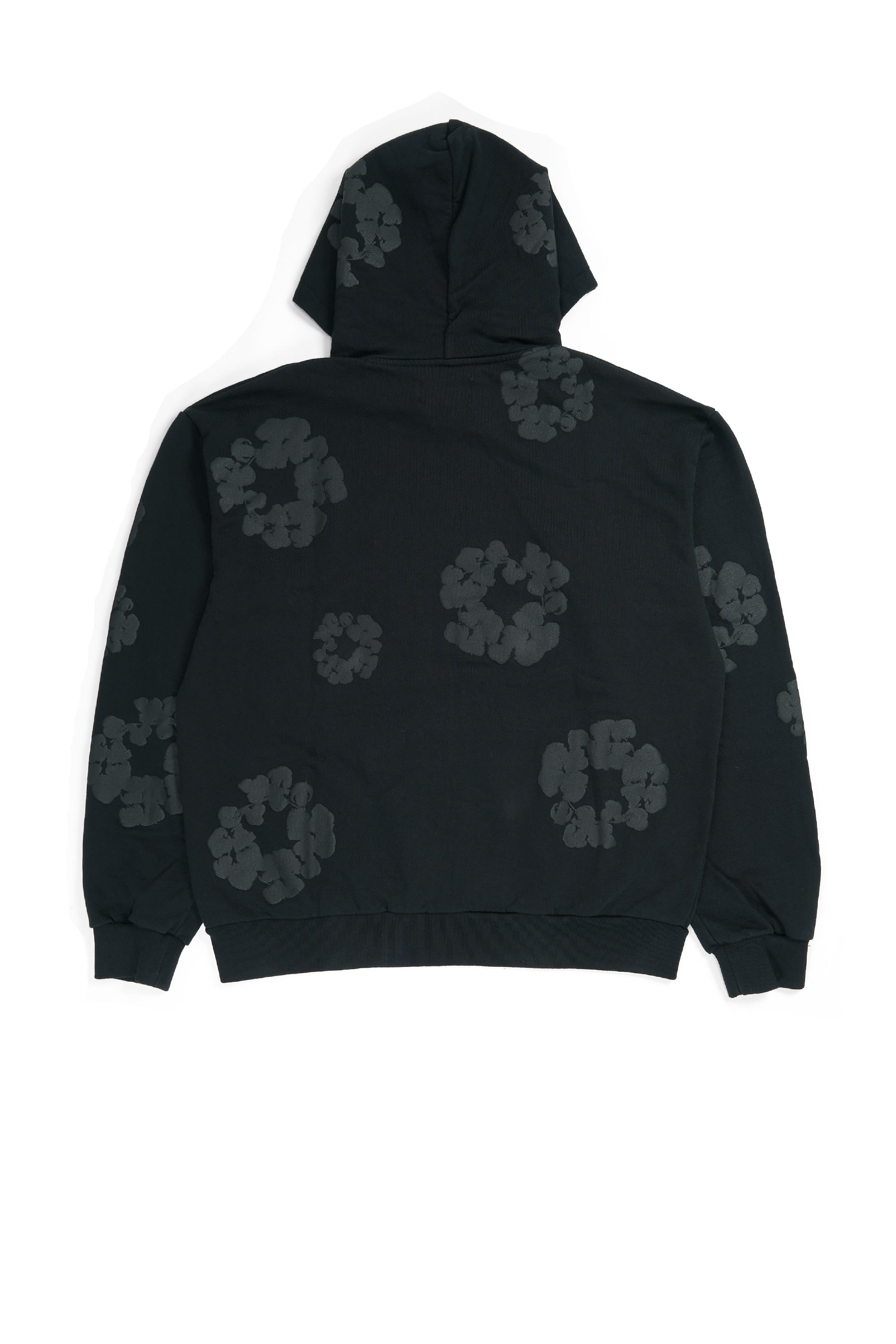 Mono Wreath Hoodie Black