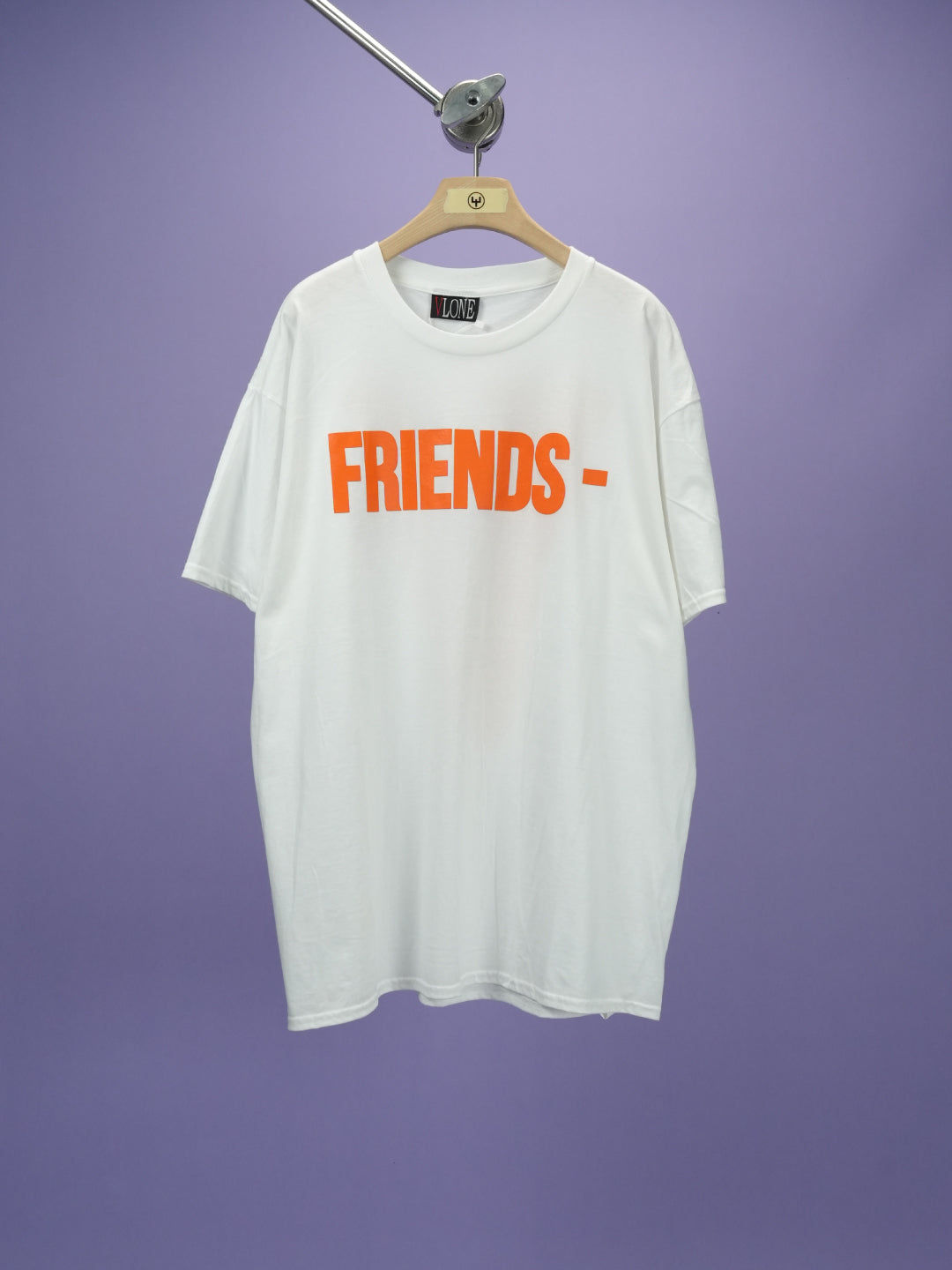 Vlone Men's Vlone Friends Tee Orange Vlone Friends Shirt