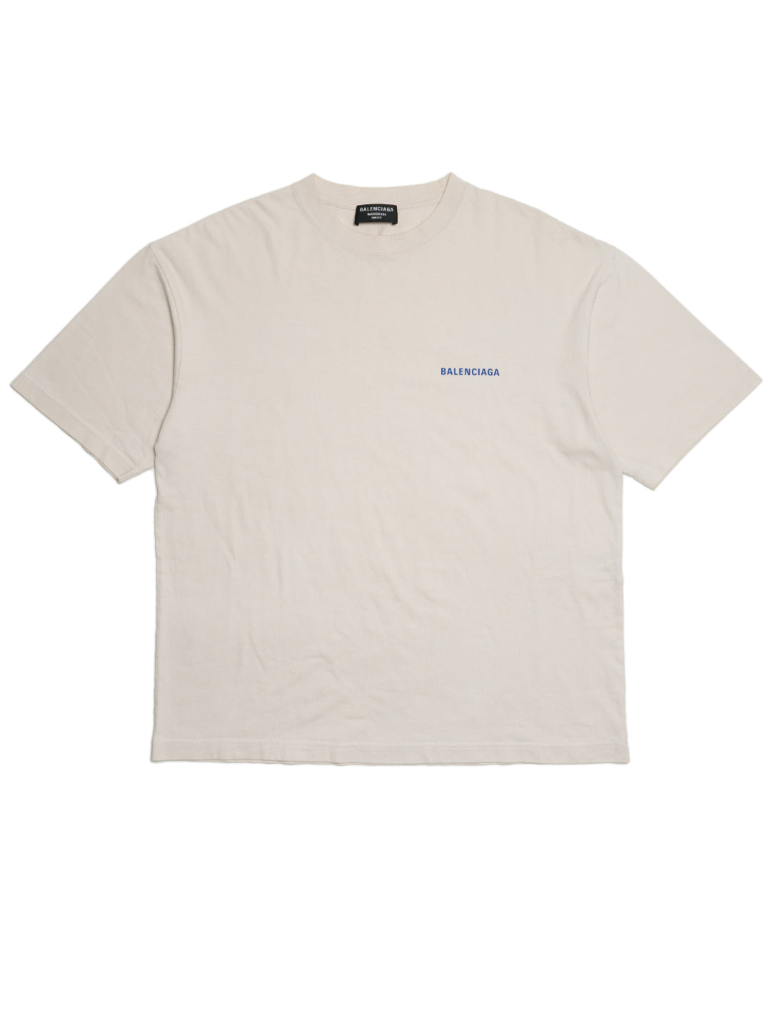 Balenciaga Logo T-Shirt Beige