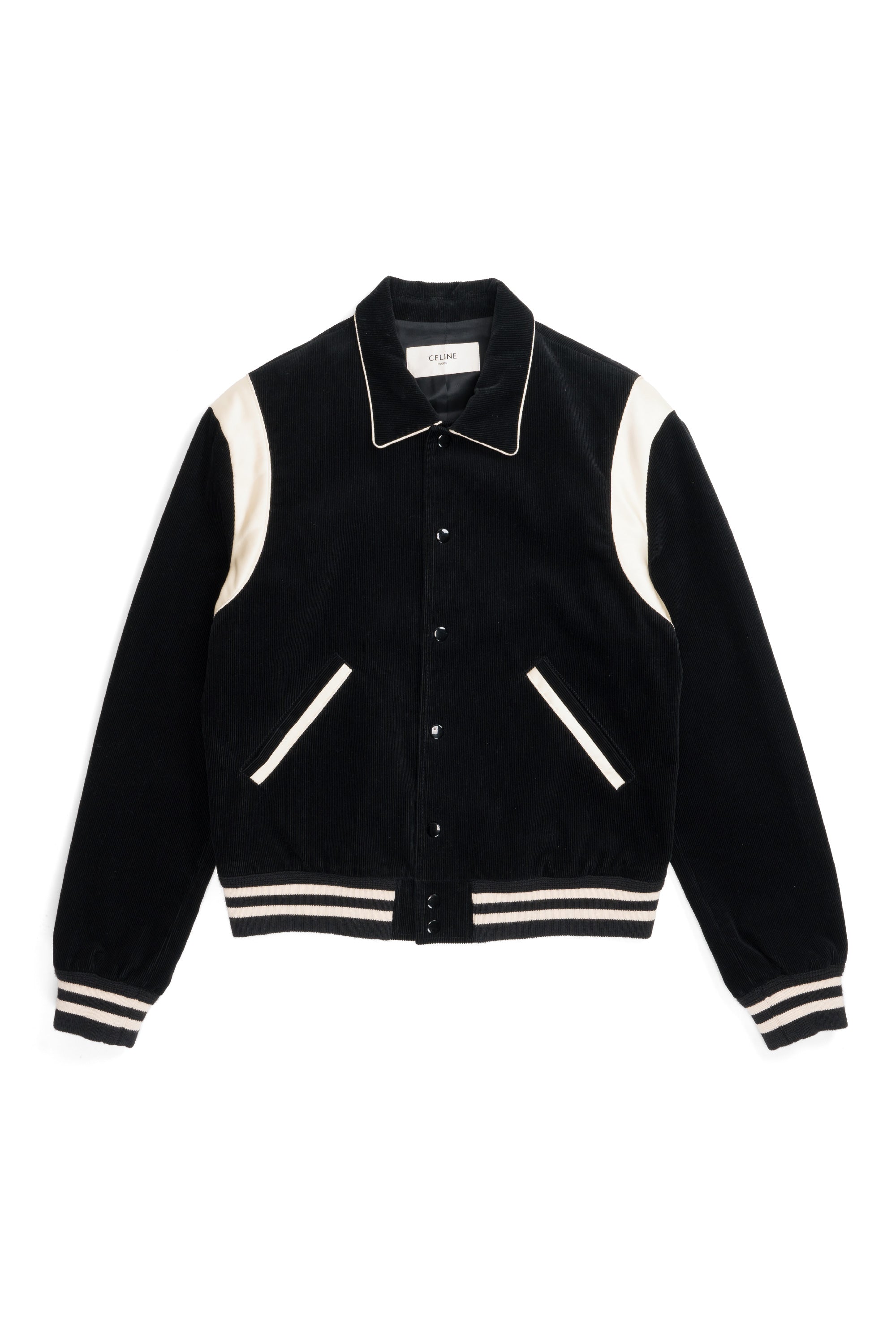 Corduroy Teddy Jacket Black