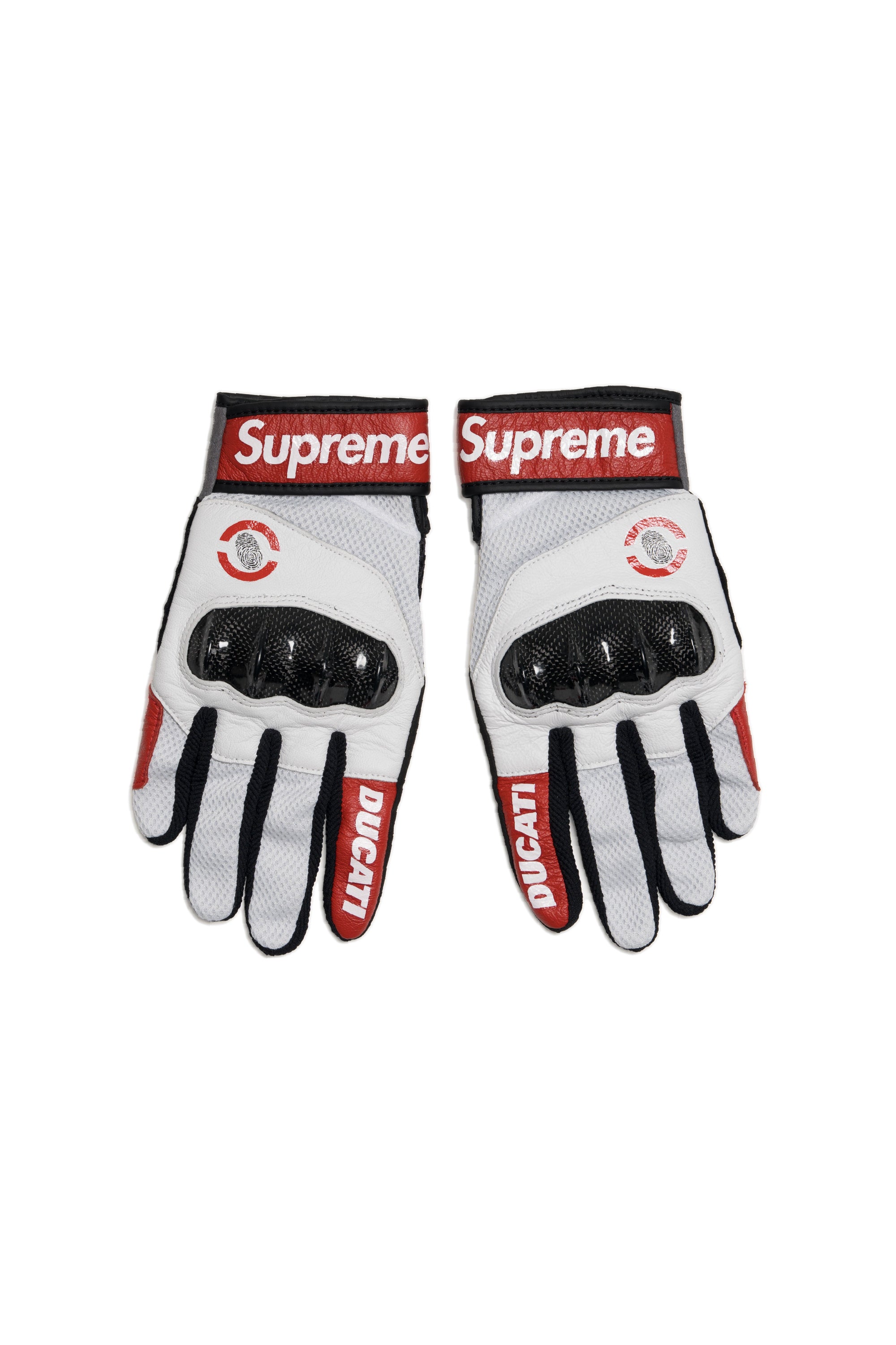 C1 Leather Gloves Red
