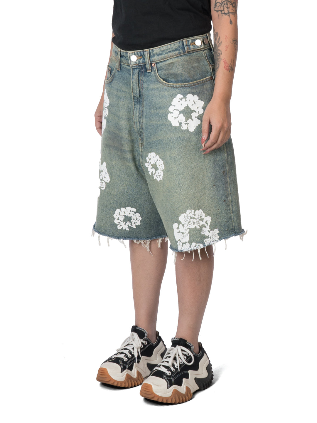 Denim Tears Wreath Short Dirty Wash