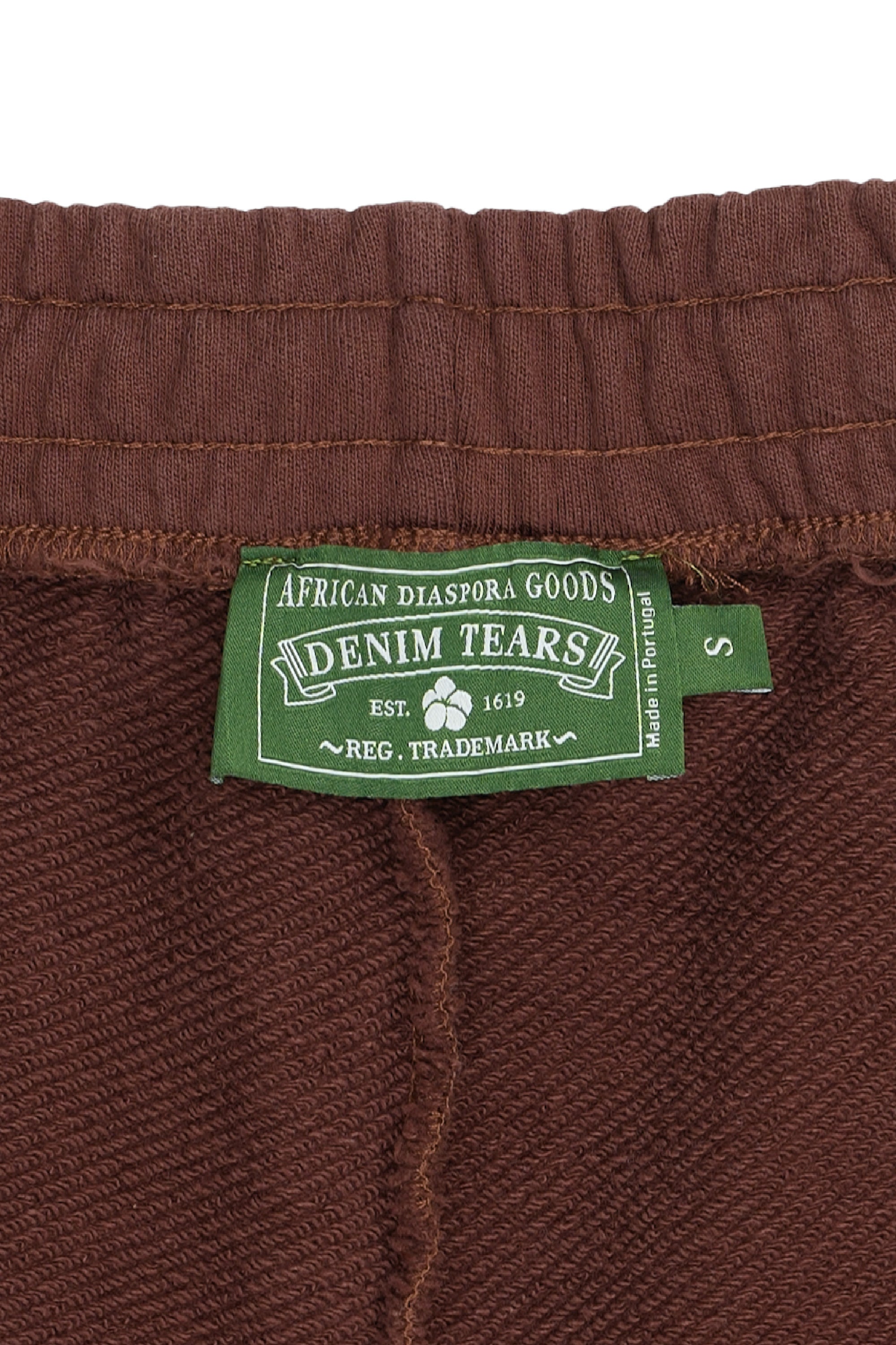 Mono Cotton Wreath Sweat Shorts Brown