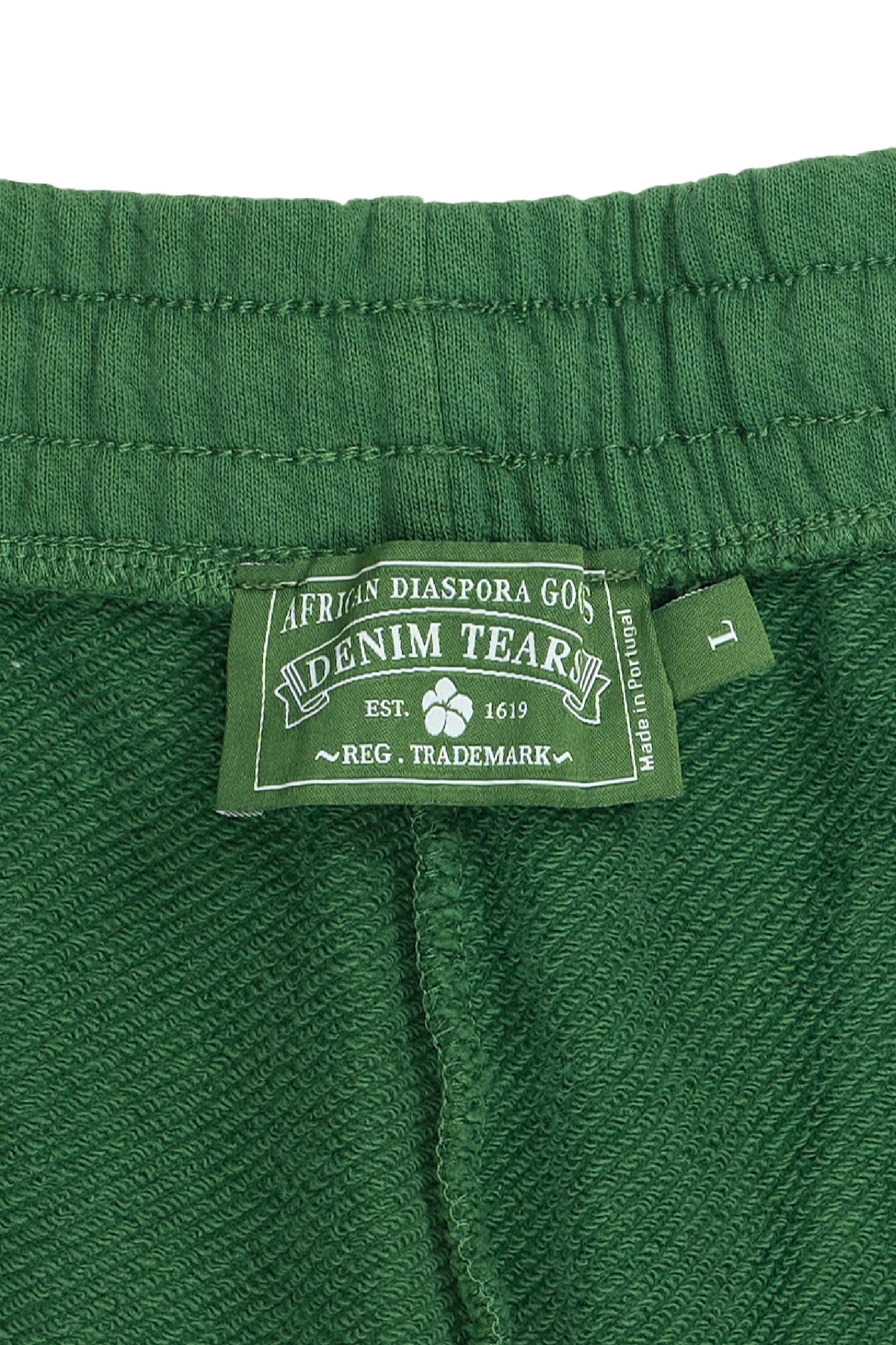 Cotton Wreath Shorts Green
