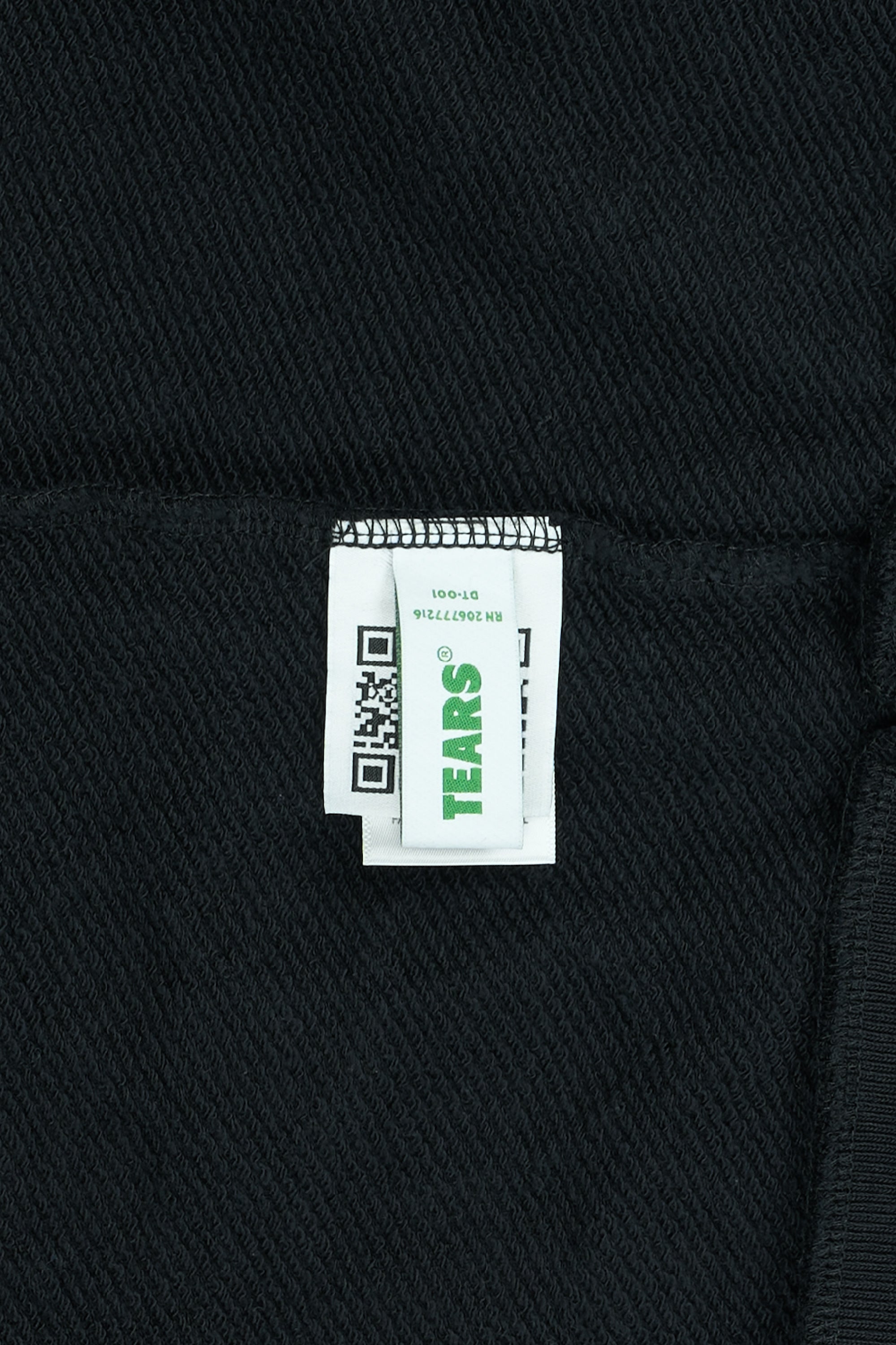 Mono Wreath Hoodie Black