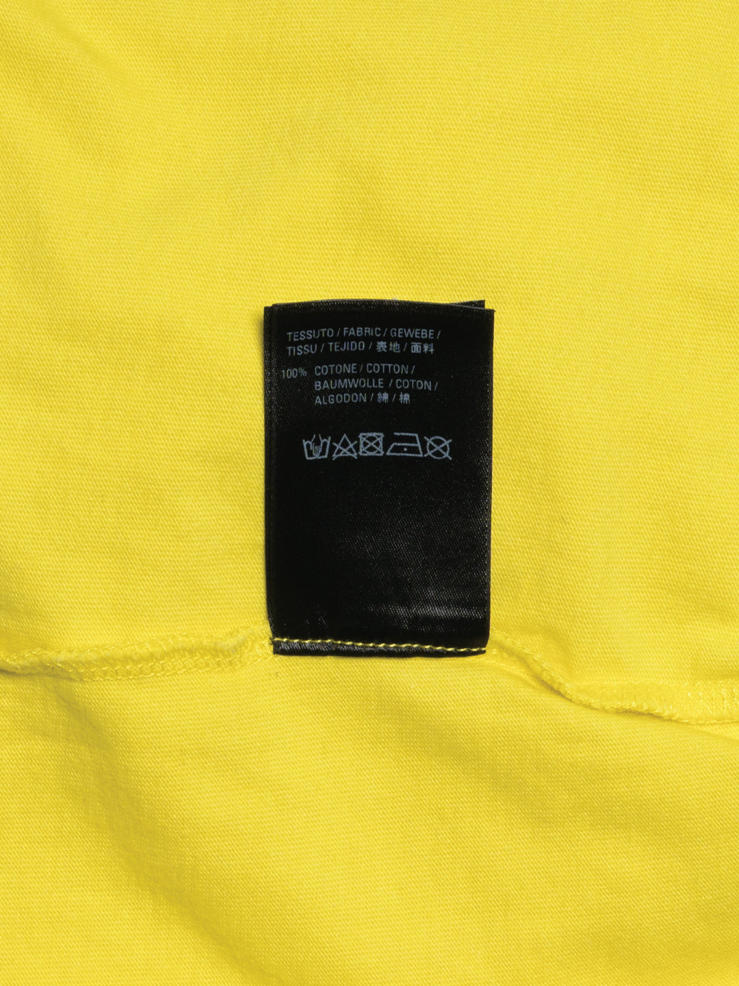 Balenciaga Logo T-Shirt Yellow