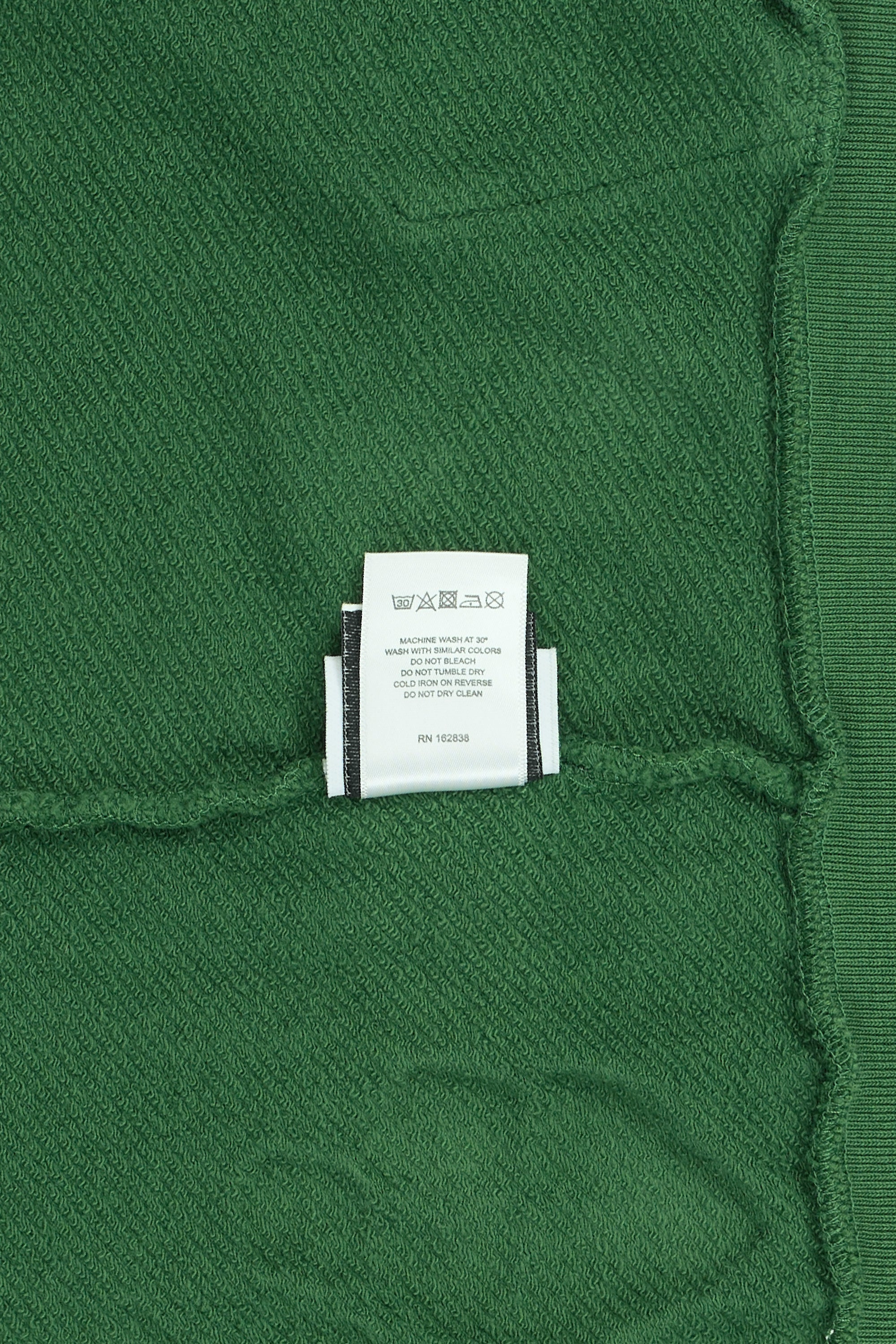 Cotton Wreath Zip Hoodie Green