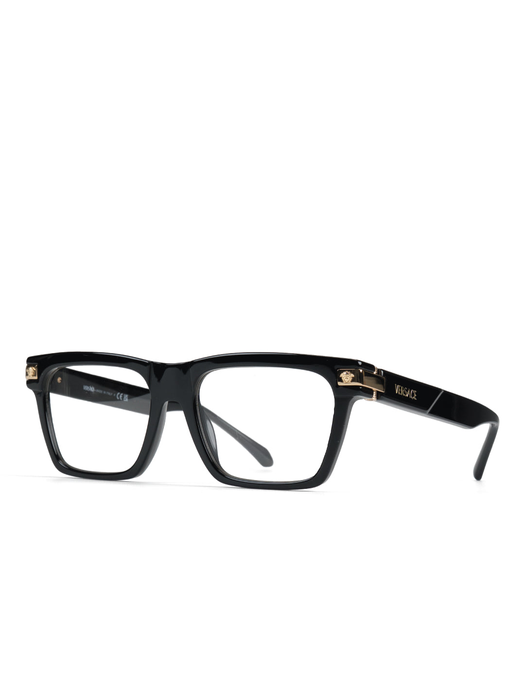 Versace Eyeglass Frames 3354	Black/Gold