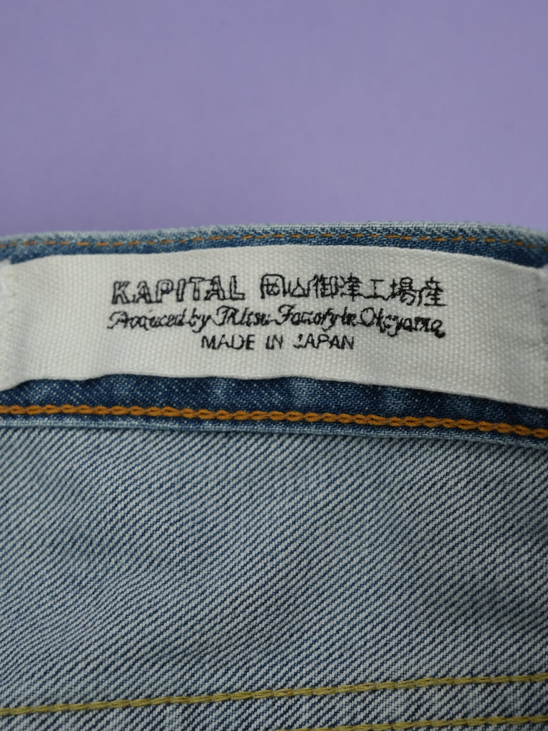 Kapital Gypsy Patch Remake Okabilly 14oz 5 Pocket Denim Indigo