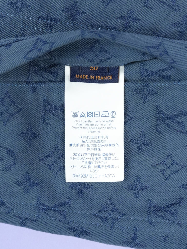 Louis Vuitton Monogram Denim Jacket Navy