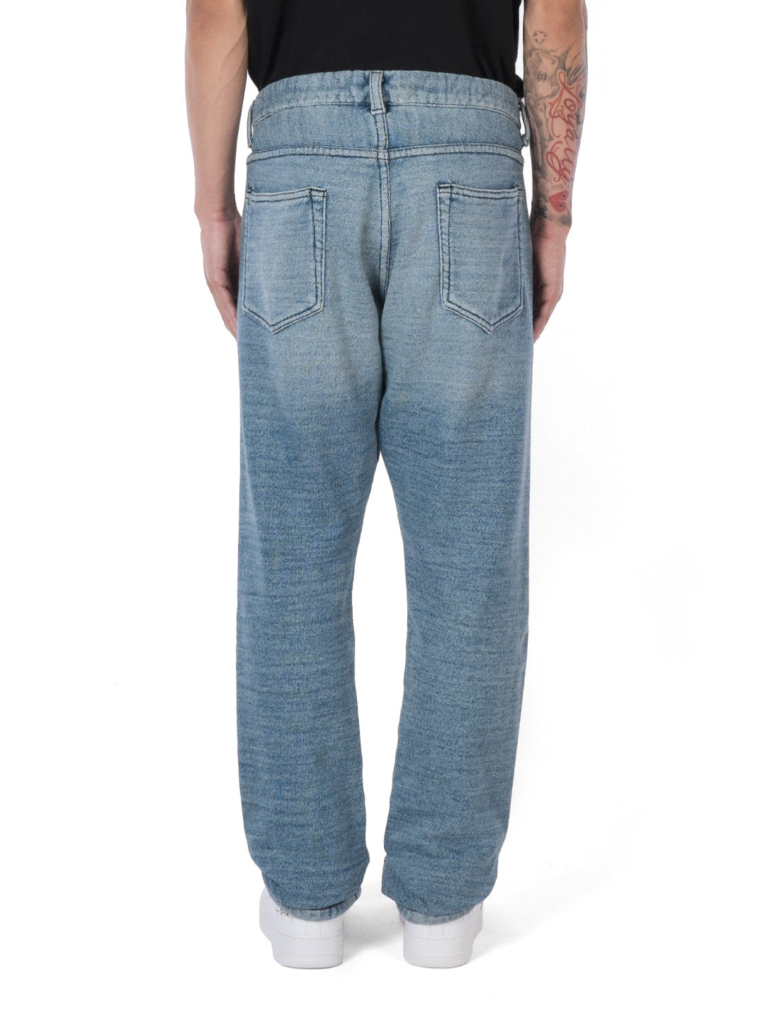 Chrome Hearts 5 Pocket FBRC Denim Sweatpants Blue