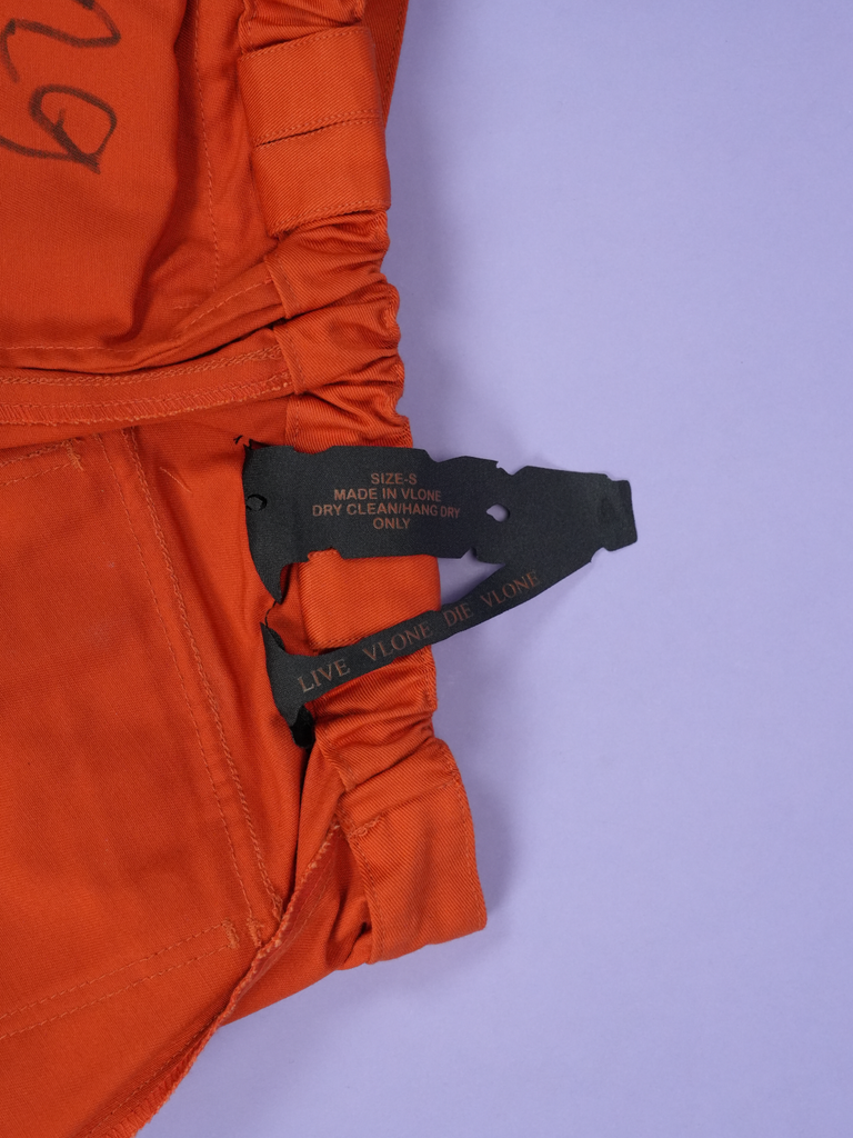 Vlone Bondage Pants Orange (Sign by ASAP Bari)