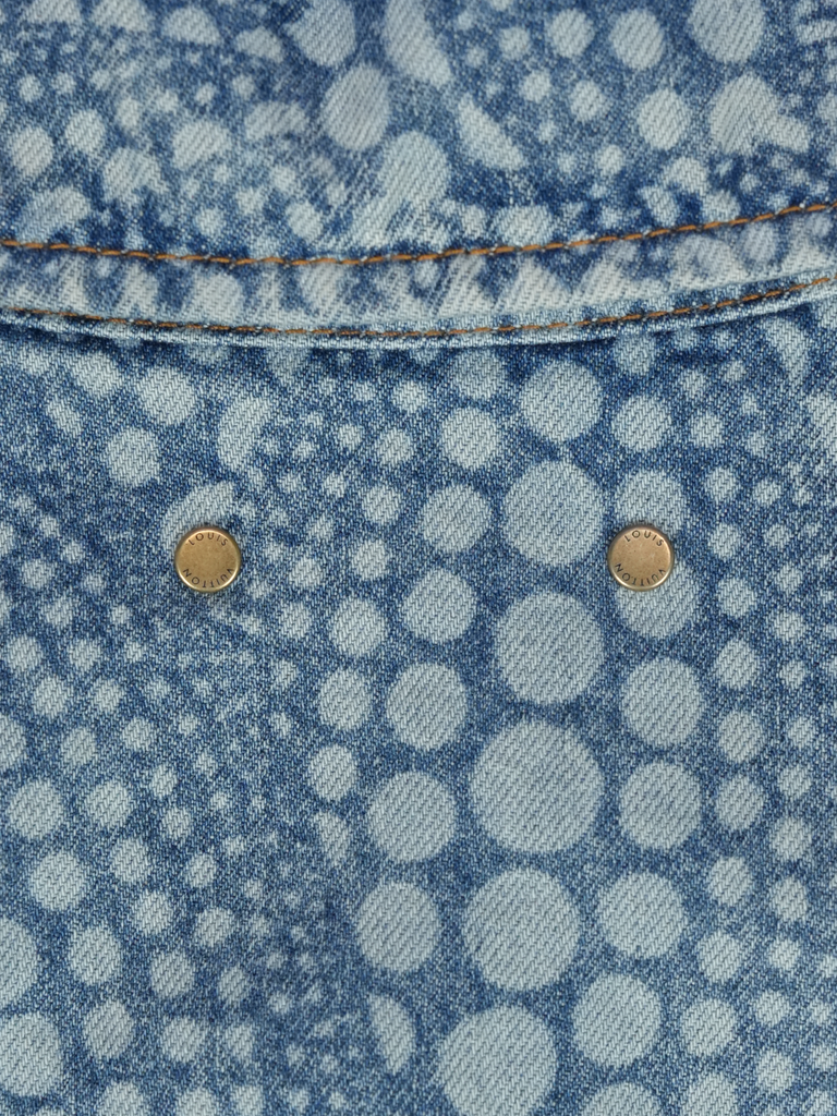 Louis Vuitton / Yayoi Kusama All Over Pumpkin Denim Blouson Blue