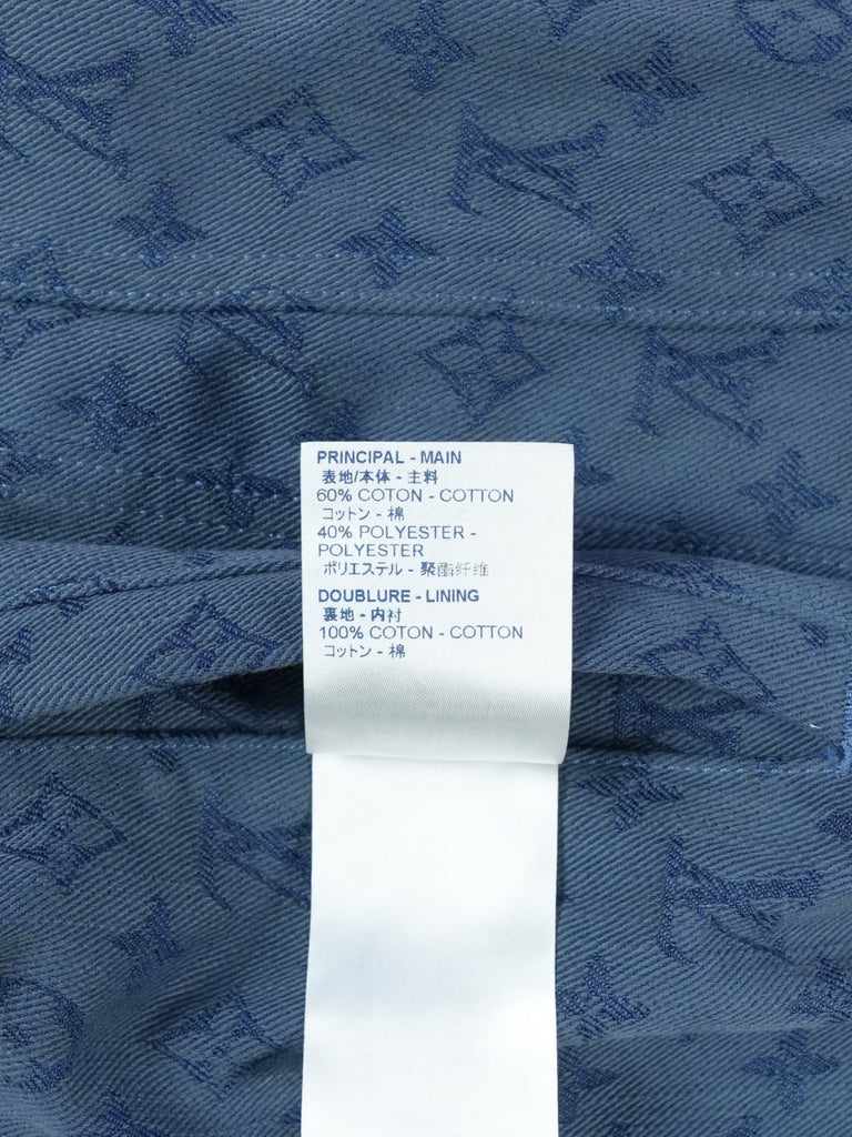 Louis Vuitton Monogram Denim Jacket Navy