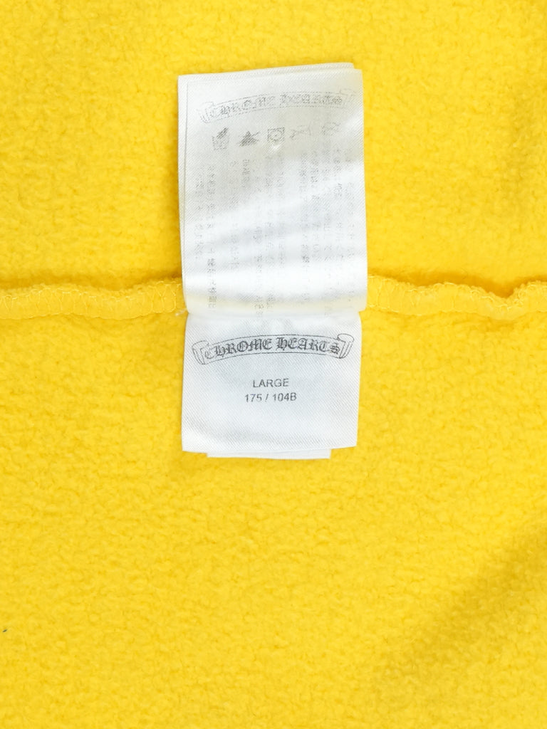 Chrome Hearts / Selfridges Exclusive +22+n'+33+ V Neck Hoodie Yellow