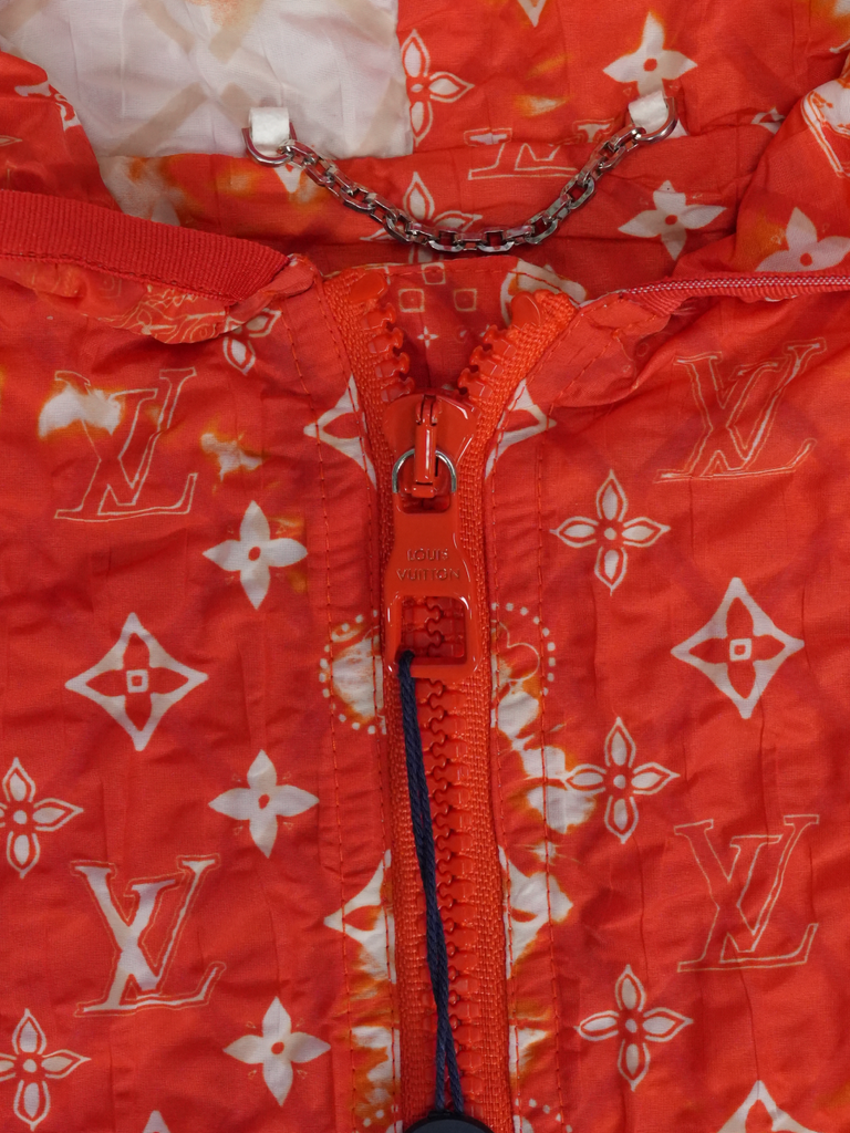 Louis Vuitton	Monogram Bandana Windbreaker Orange/White