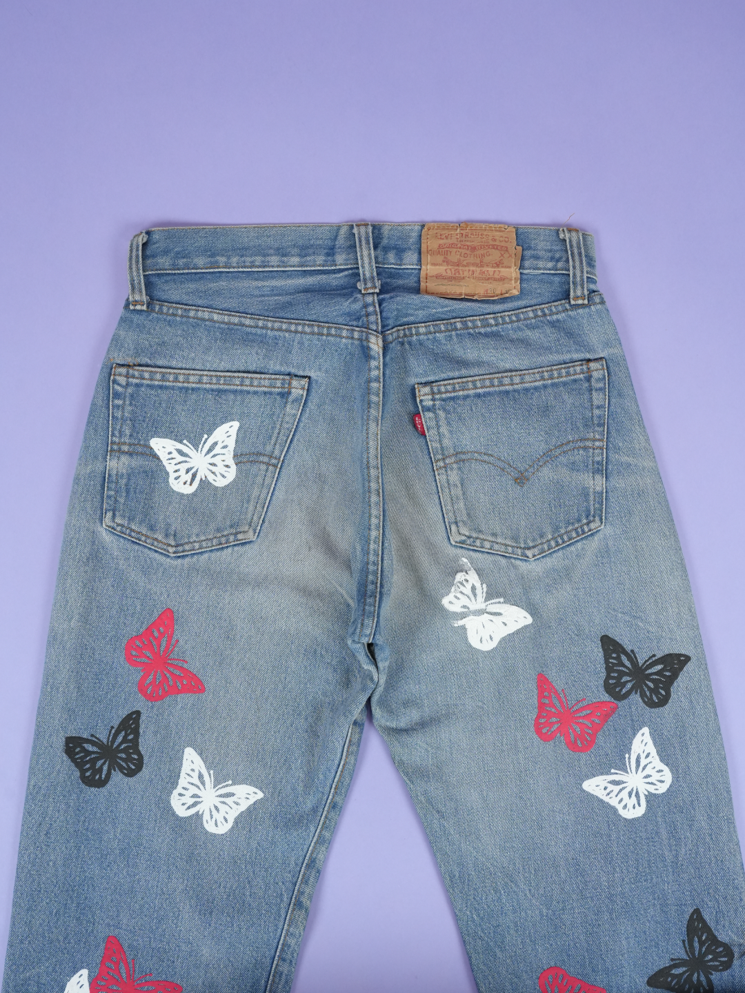 About Dreams Levi's Butterfly Jeans Blue