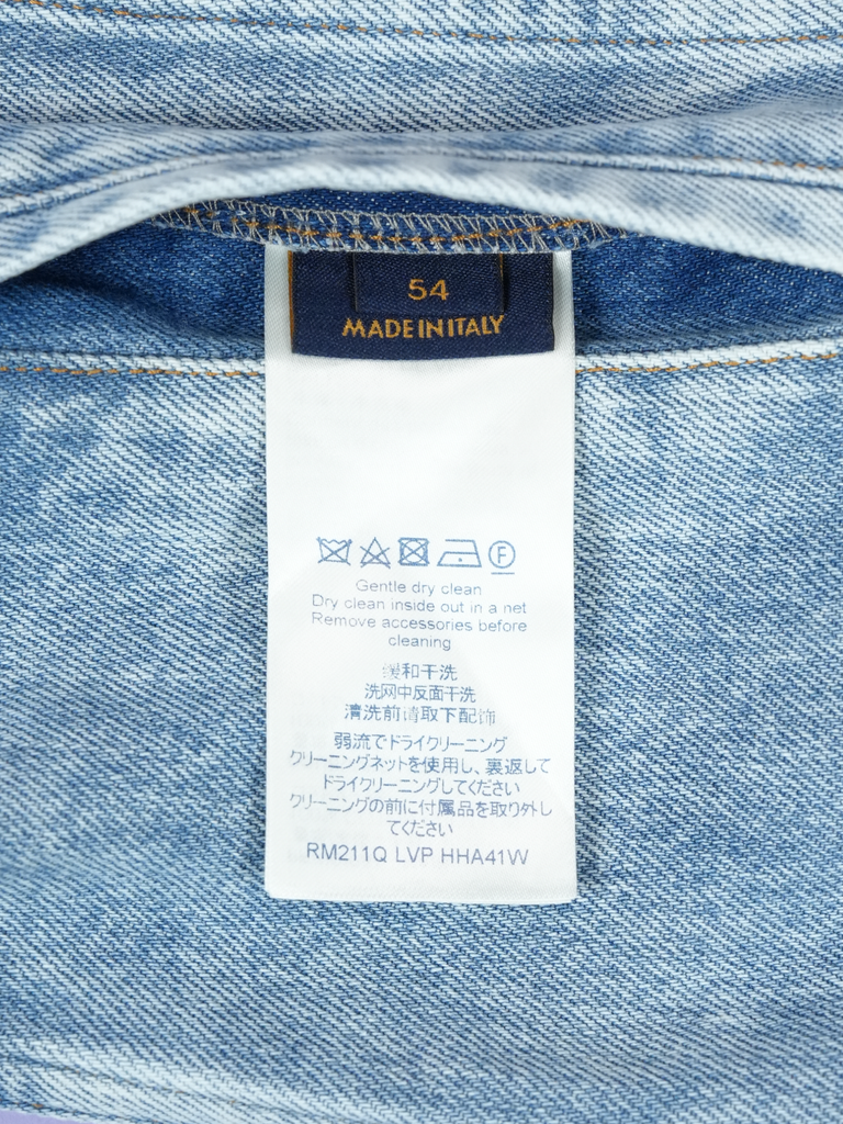 Louis Vuitton DNA Denim Jacket Blue