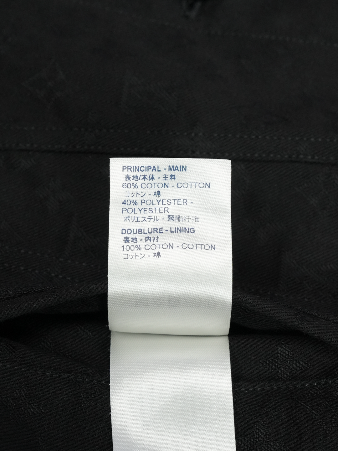 Louis Vuitton Monogram Denim Jacket Black