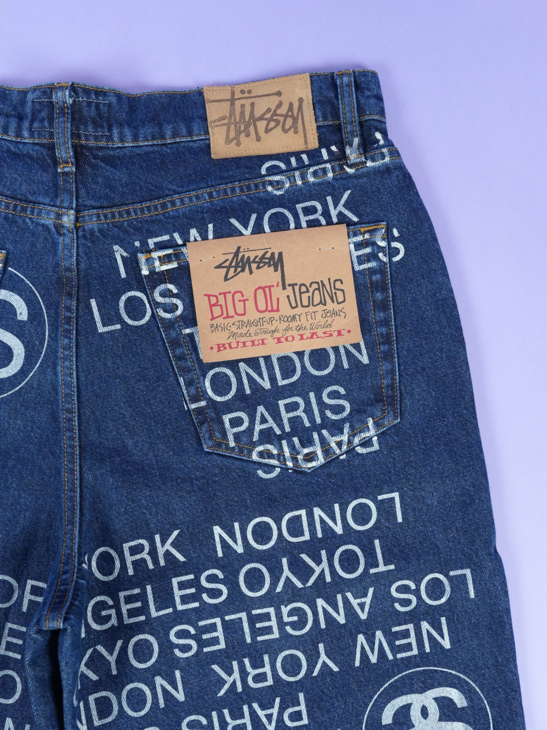 Stussy Big Ol' Denim City Link Jean One Wash