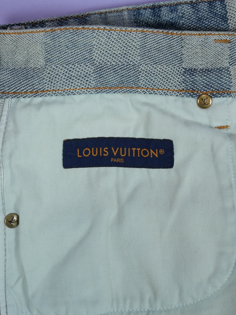 Louis Vuitton Damier Denim Skate Pants