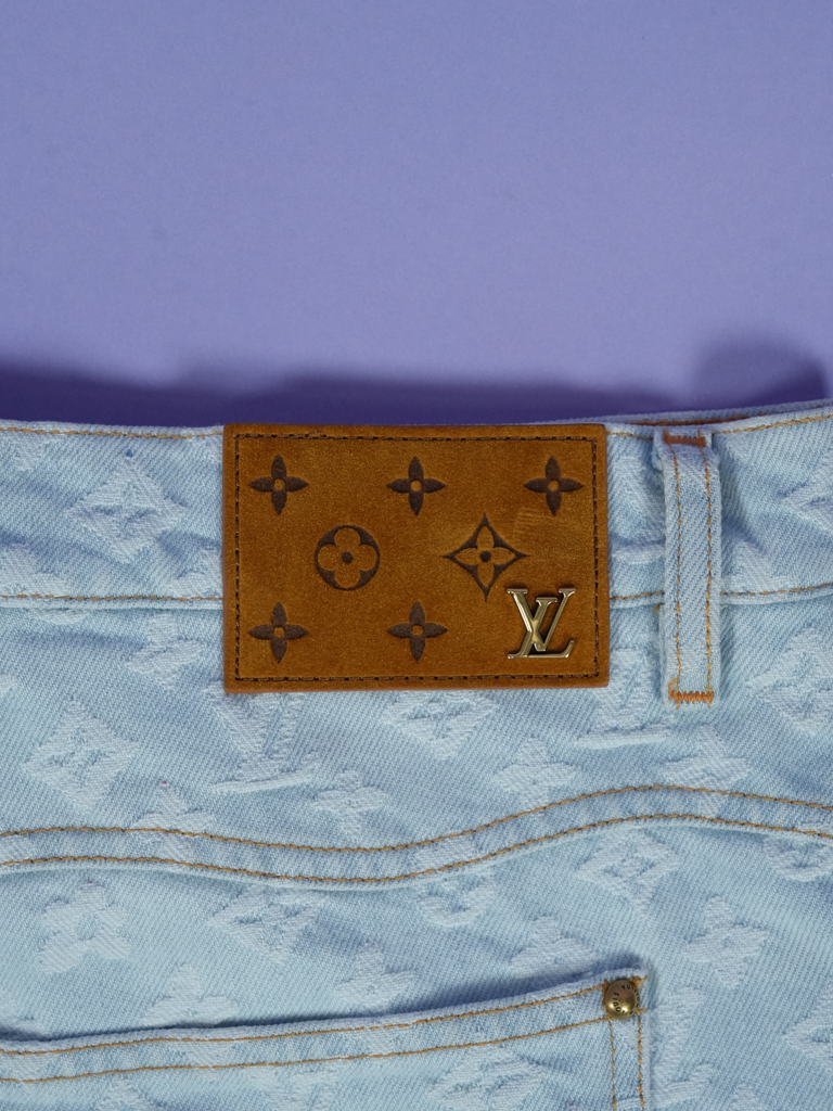 Louis Vuitton Monogram Denim Pants (by Tyler, The Creator) Washed Indigo