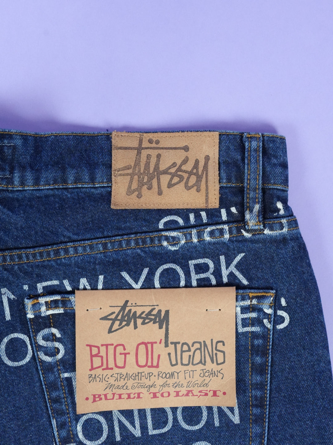 Stussy Big Ol' Denim City Link Jean One Wash