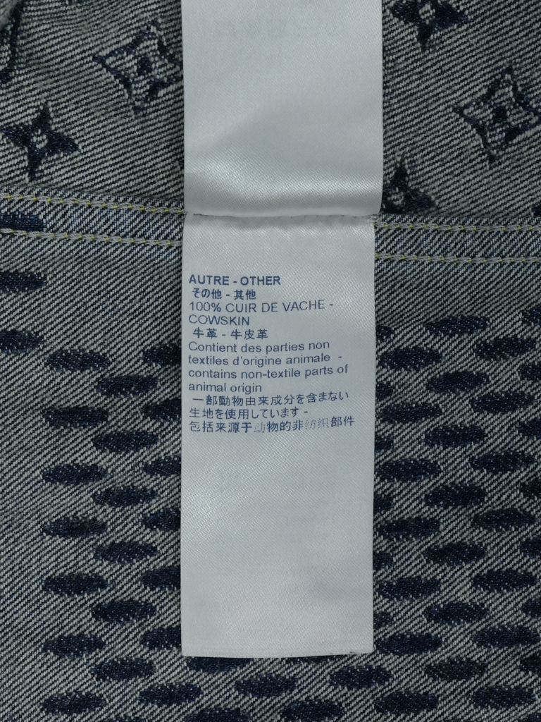 Louis Vuitton	/ Nigo Giant Damier Waves MNGM Denim Jacket Indigo