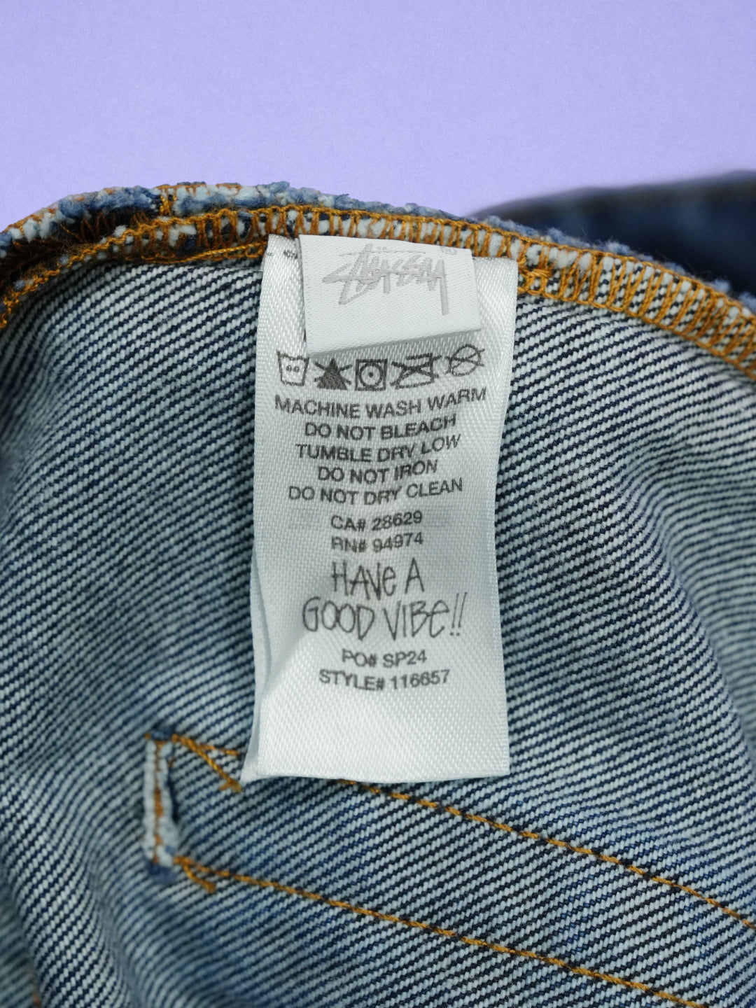 Stussy Big Ol' Denim City Link Jean One Wash