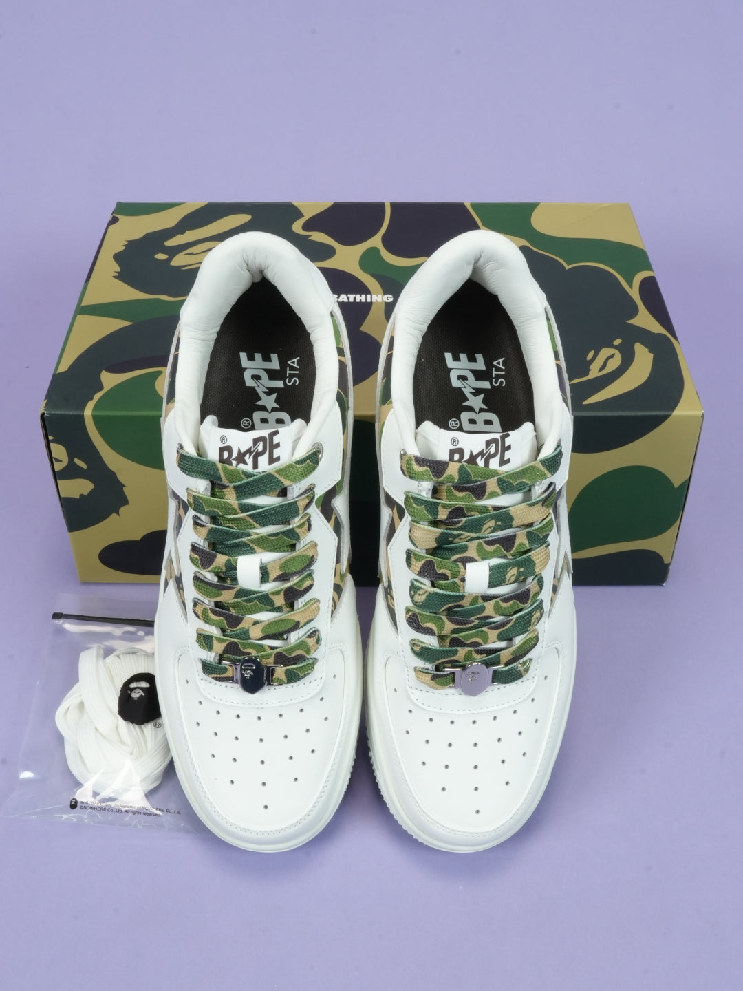 Bape / Bape Sta Icon ABC Camo Green