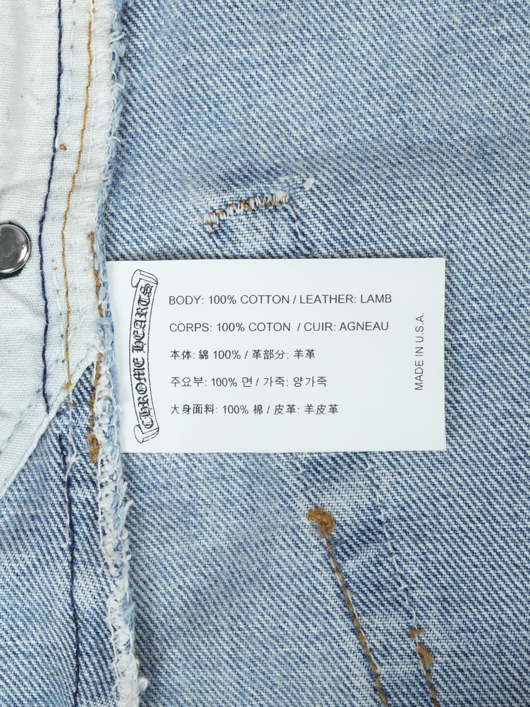 Chrome Hearts Vintage Levi's 501 Jeans Indigo