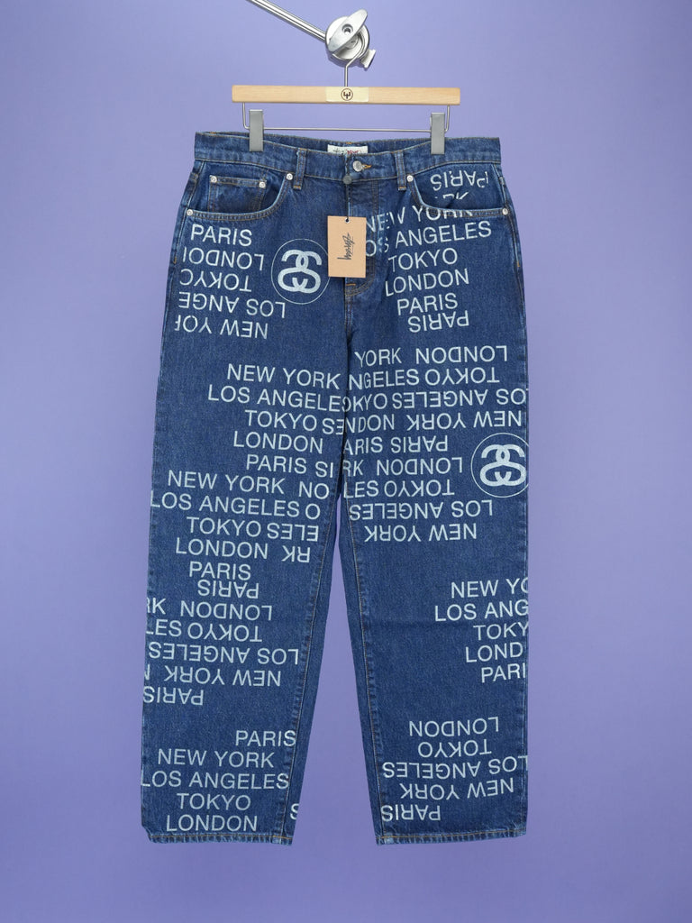 Stussy Big Ol' Denim City Link Jean One Wash