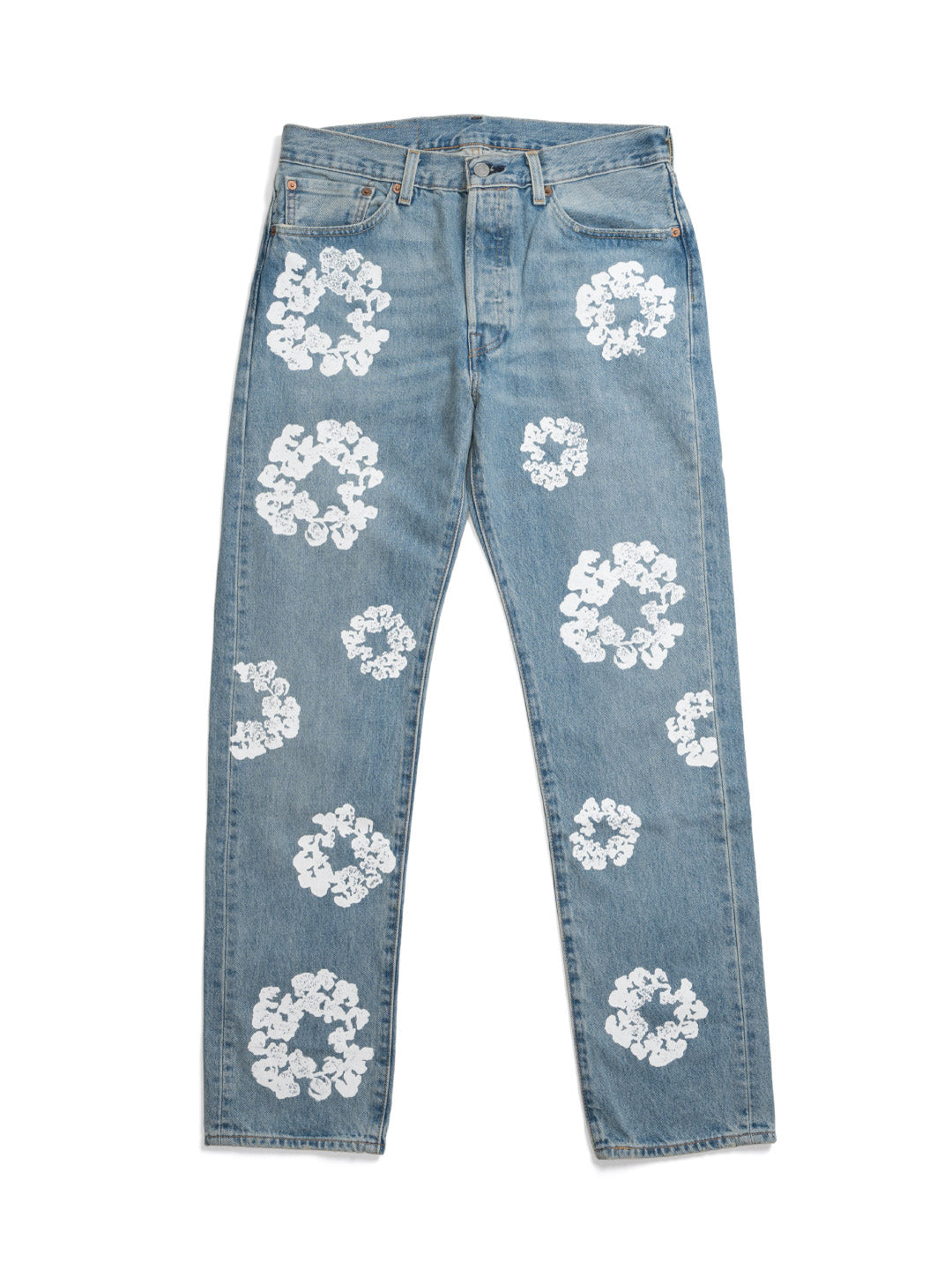 Denim Tears / Levi's 501 Cotton Wreath Jean Light Wash