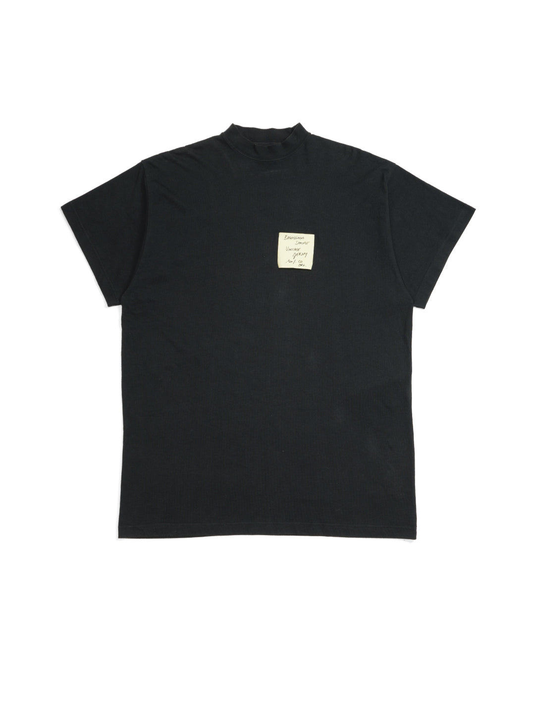 Balenciaga Sticky Note T-Shirt Black