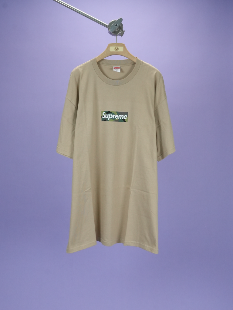 Supreme Box Logo Tee (FW23) Khaki