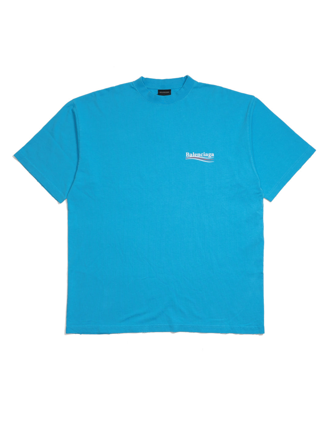 Balenciaga Political Campaign T-Shirt Blue