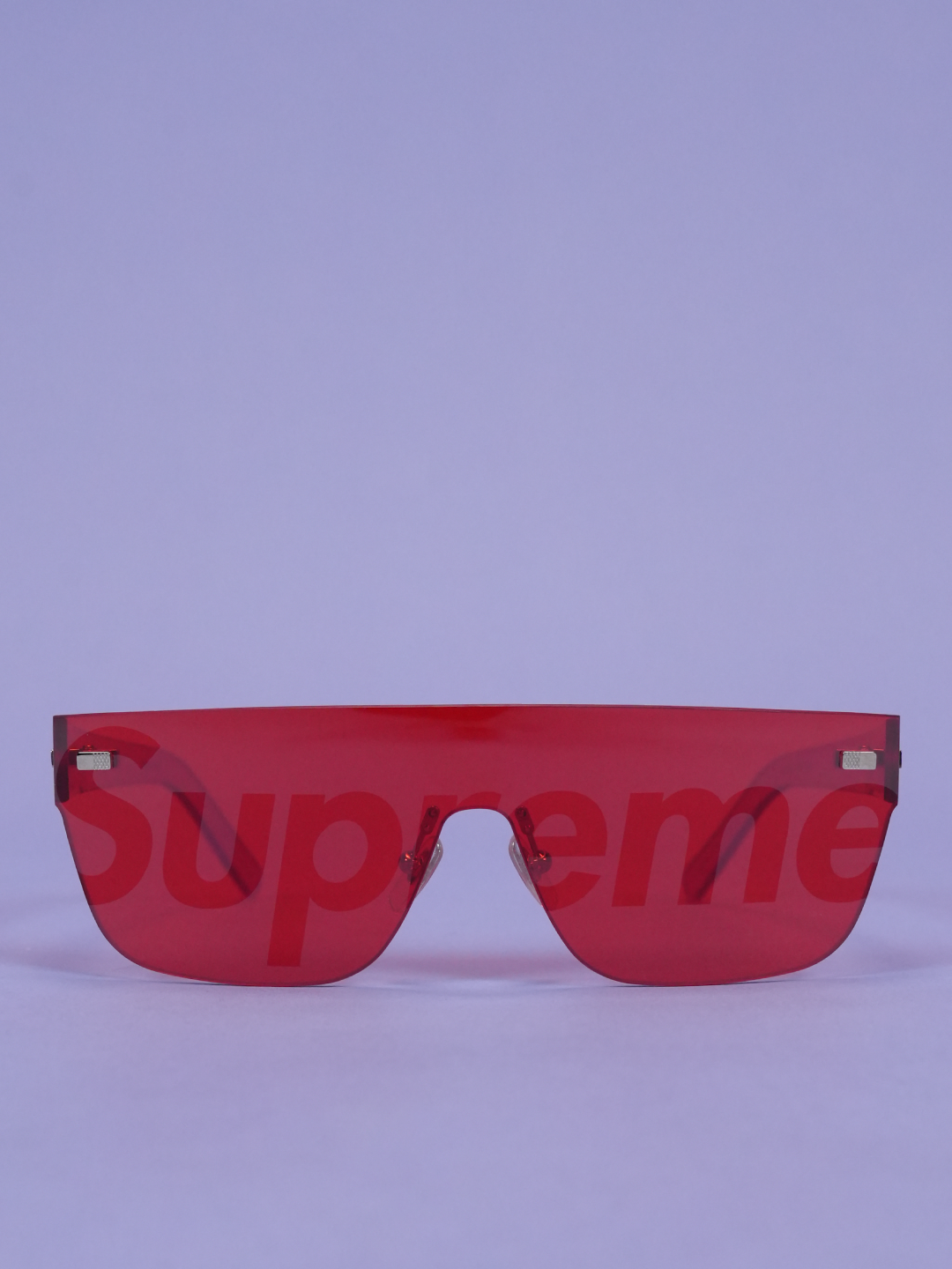 Louis Vuitton / Supreme City Mask SP Sunglasses Red