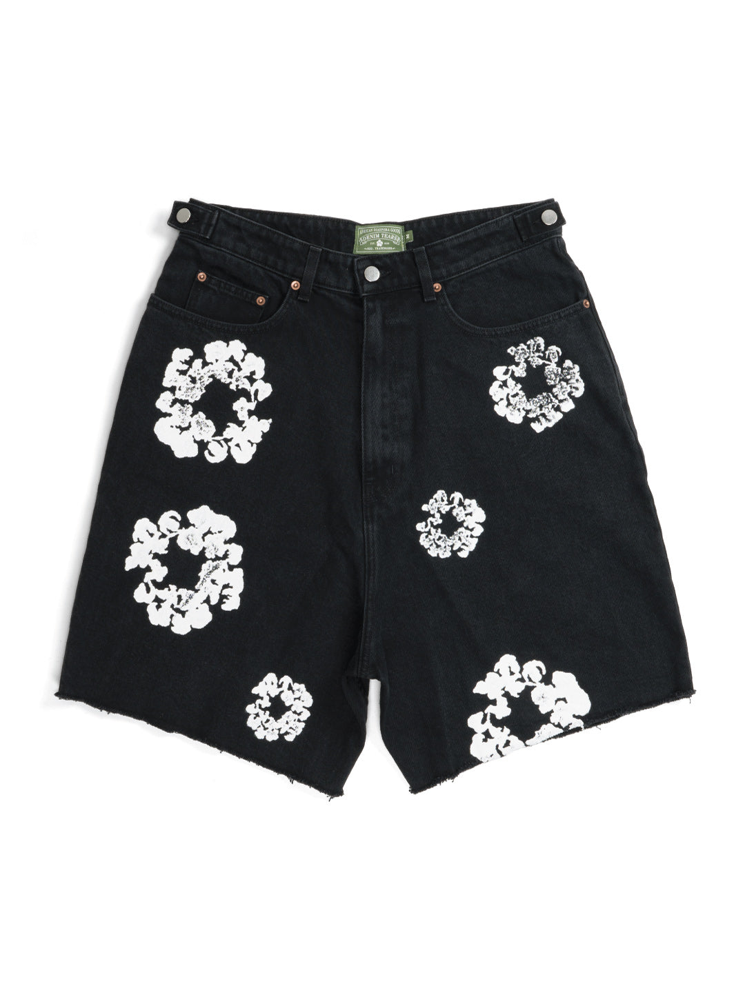 Denim Tears The Cotton Wreath Jean Short Black