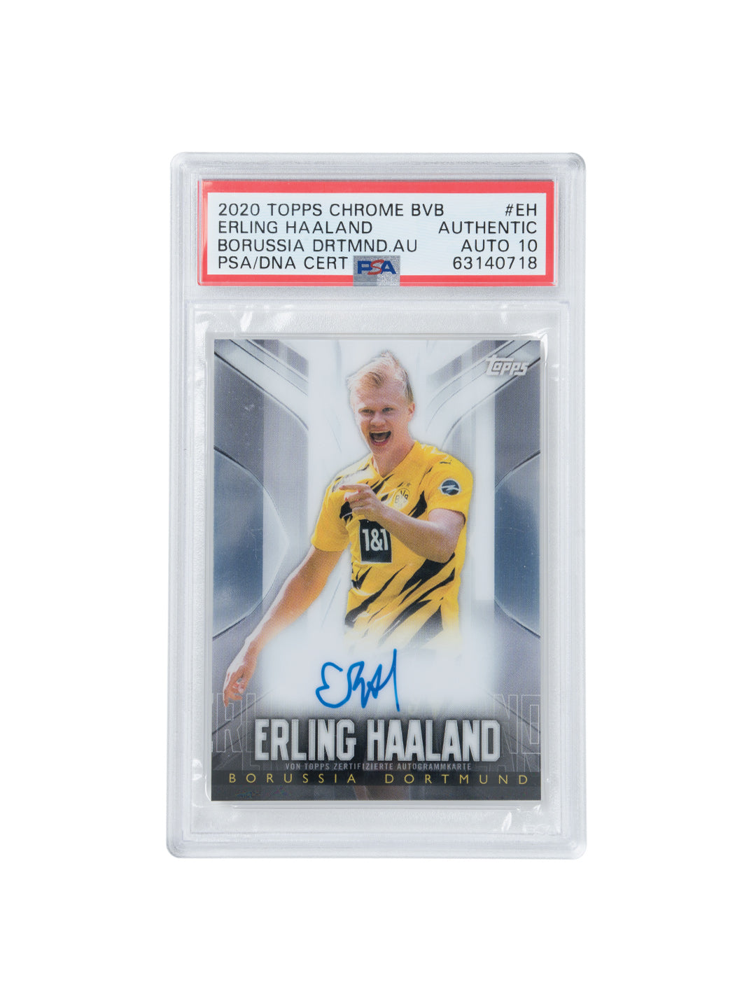 Topps 2019 Topps Chrome UCL	Autographs (Erling Haaland) (/44)