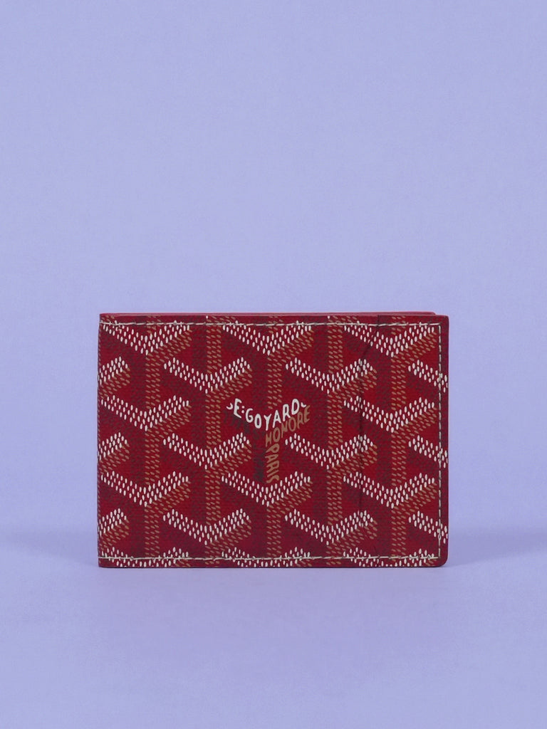 Goyard Insert Victoire Card Wallet Red