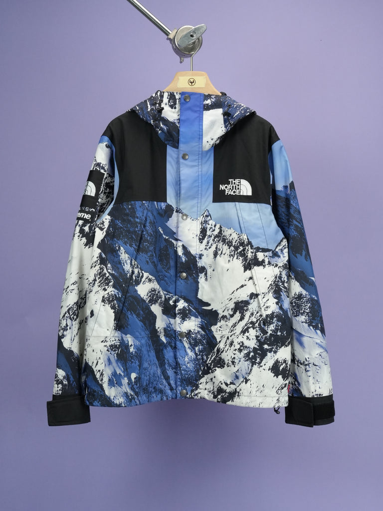 Supreme / The North Face Mountain Parka Blue/White