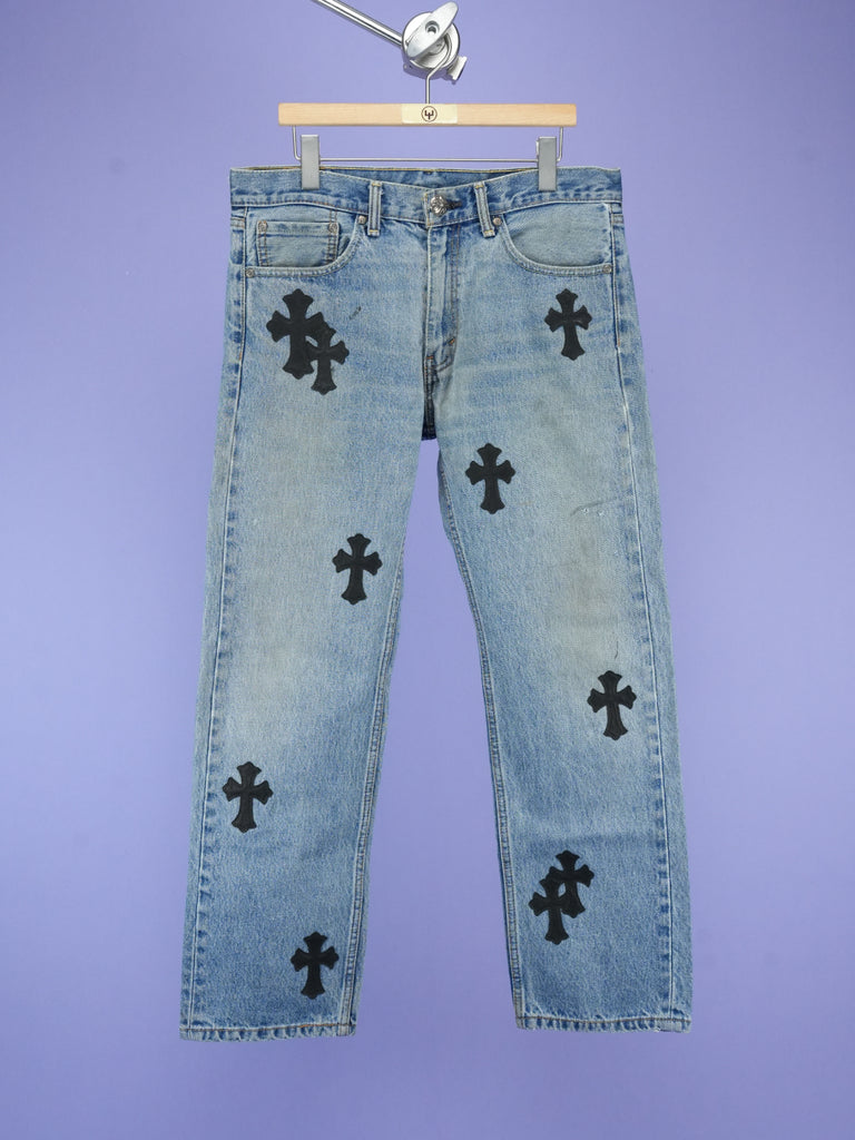 Chrome Hearts Vintage Levi's 505 Jeans Indigo