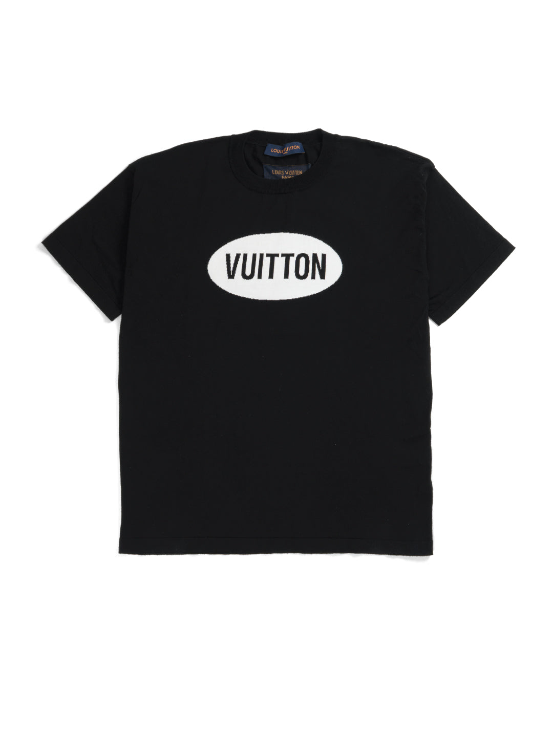 Louis Vuitton Round Neck Short Sleeve Black