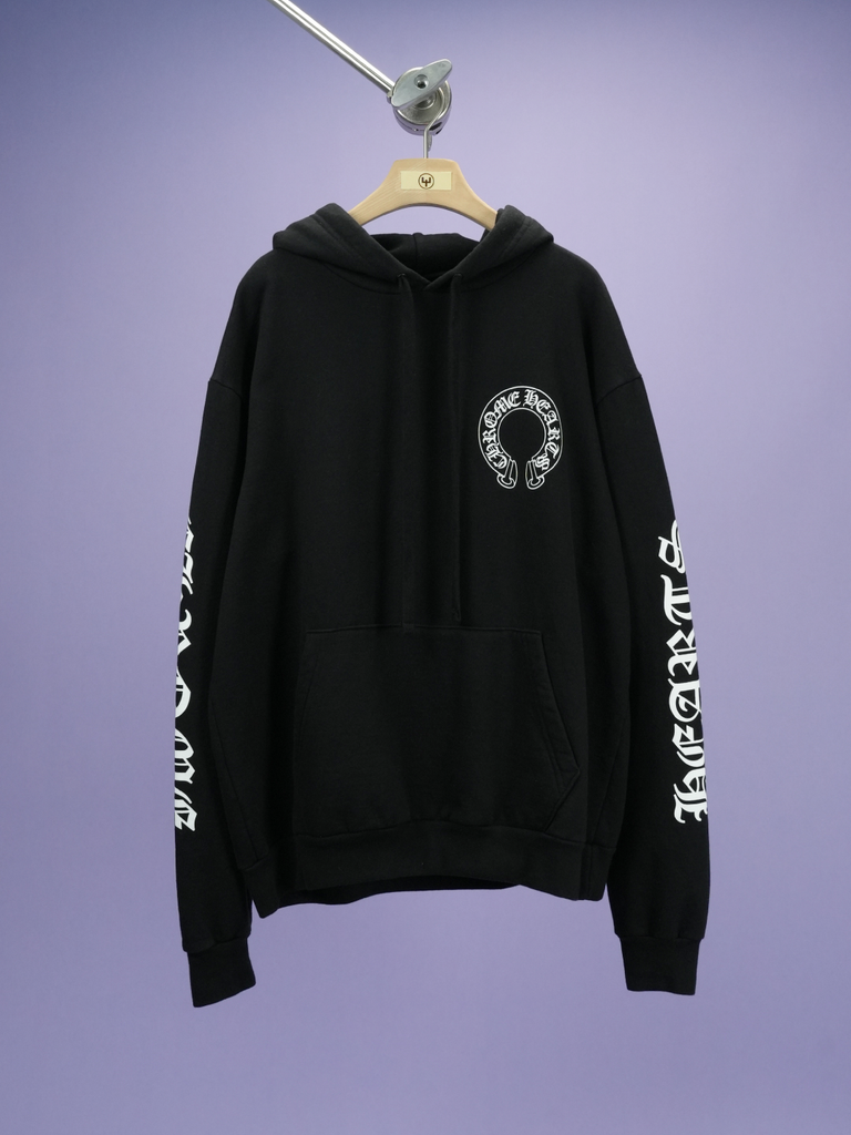 Chrome Hearts Matty Boy Chomper Horseshoe Hoodie Black