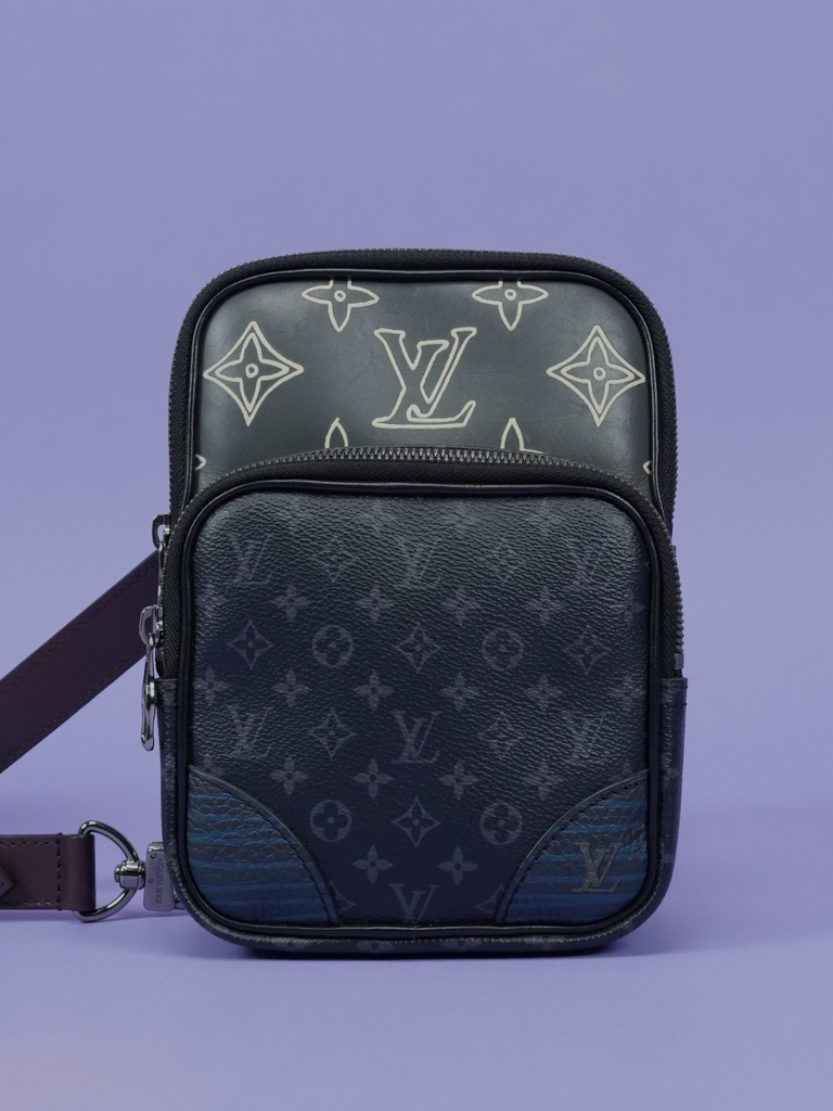 Louis Vuitton Amazone Sling Monogram Eclipse Patchwork