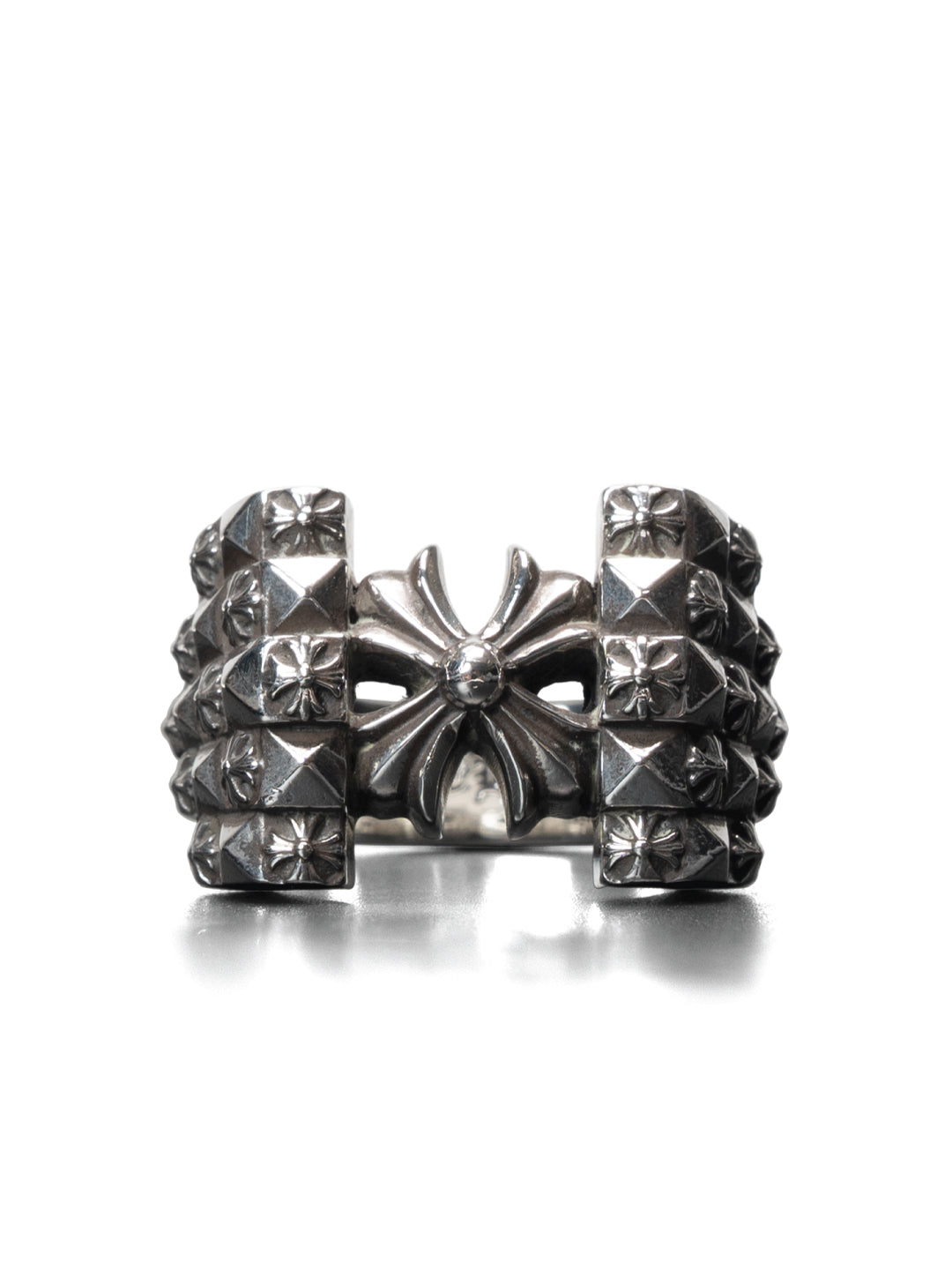 Chrome Hearts Deco Plus Ring Silver