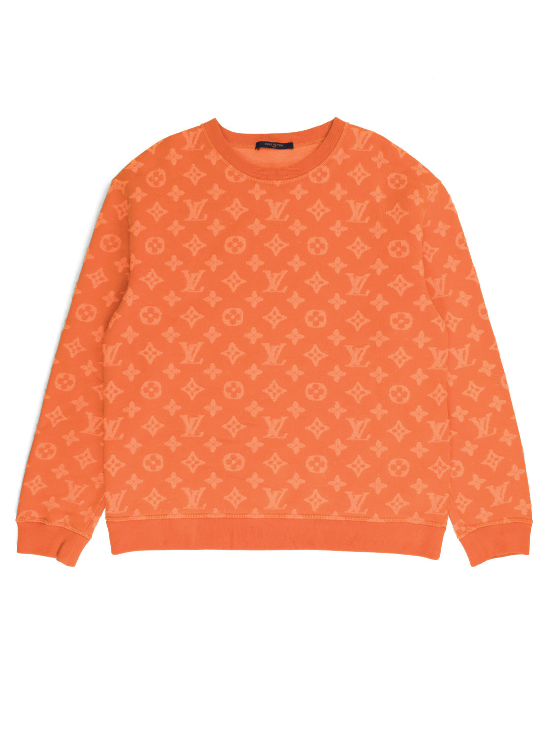 Louis Vuitton Monogram Jacquard Sweater Orange