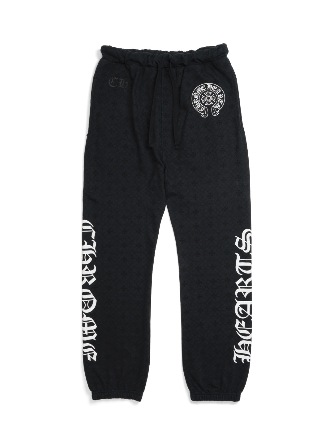 Chrome Hearts Plus Cross All Over Print Sweatpants Black